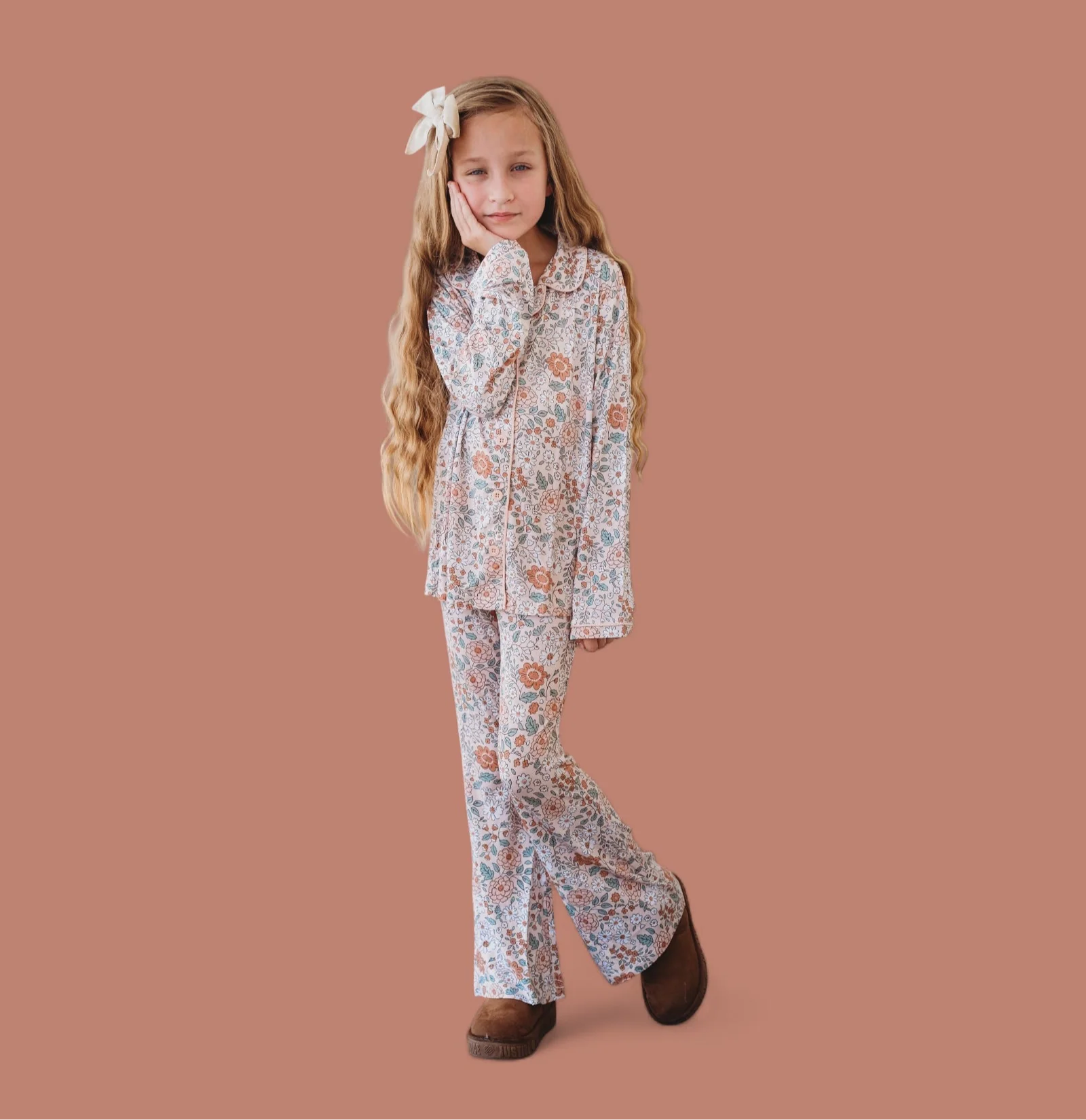AUTUMN BLOSSOM DREAM GIRL'S FLARE SET - Image 13
