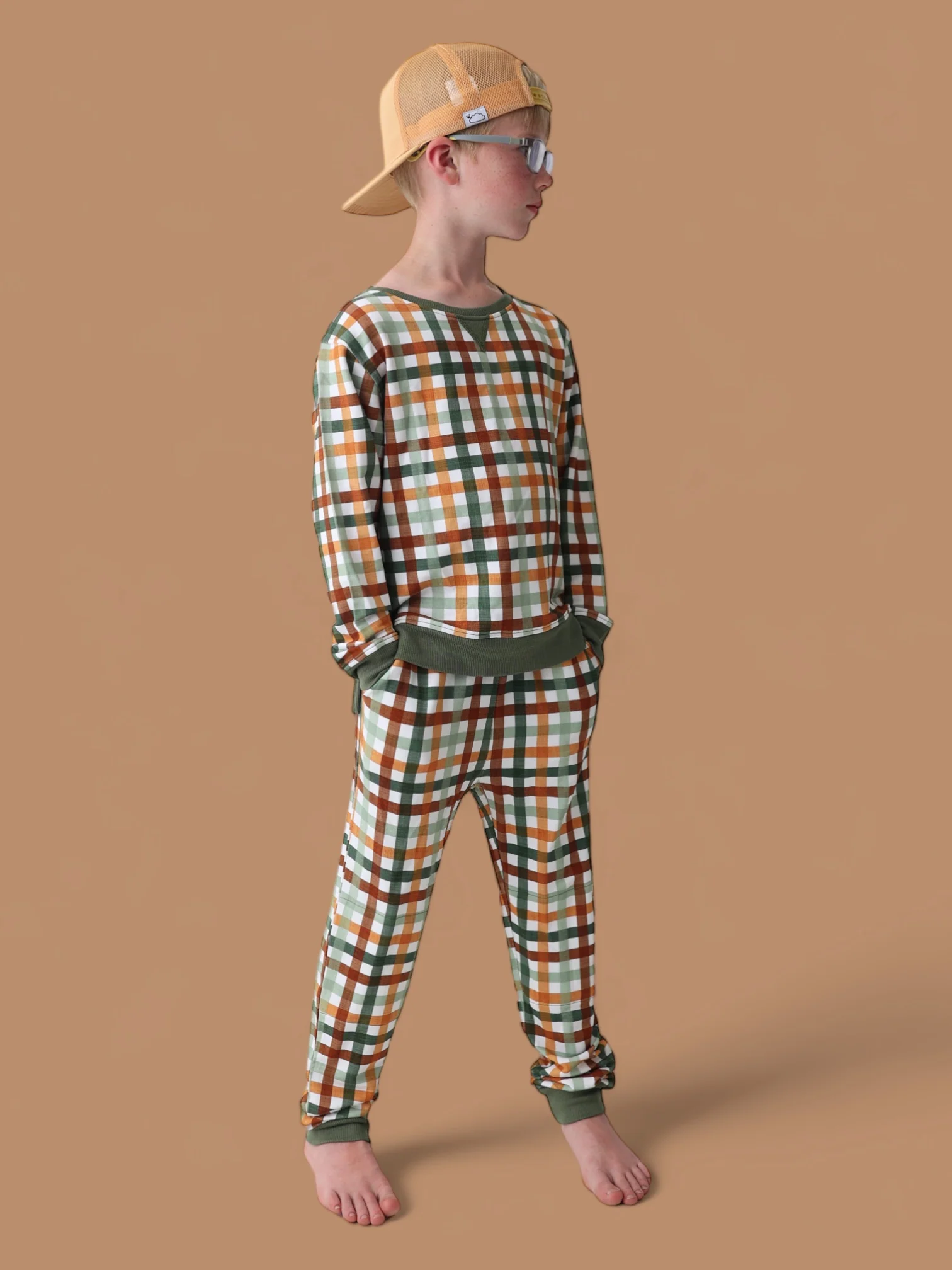 AUTUMN PLAID DREAM JOGGER - Image 4