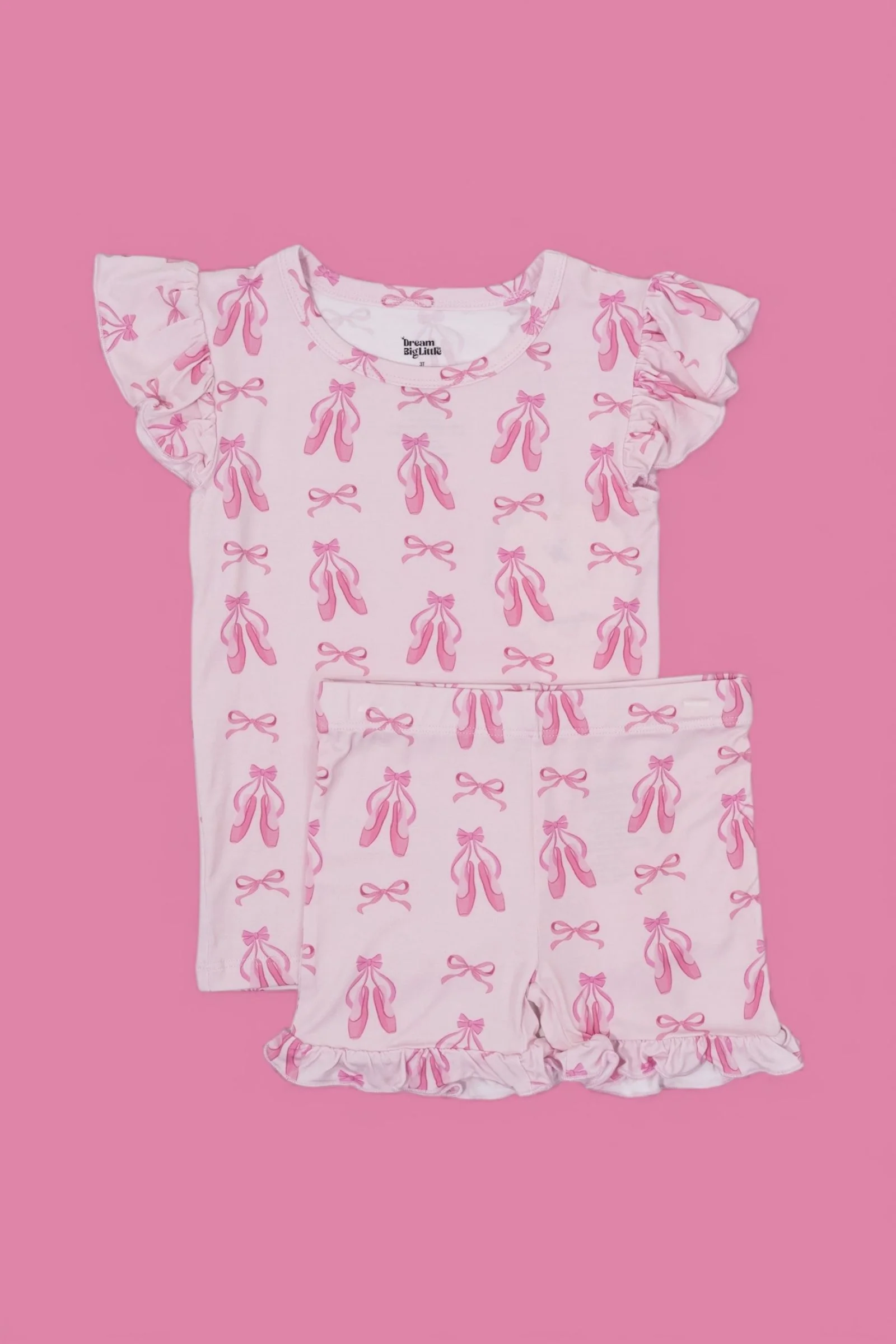 BALLET BOW BLISS DREAM RUFFLE SHORT SET - Image 2