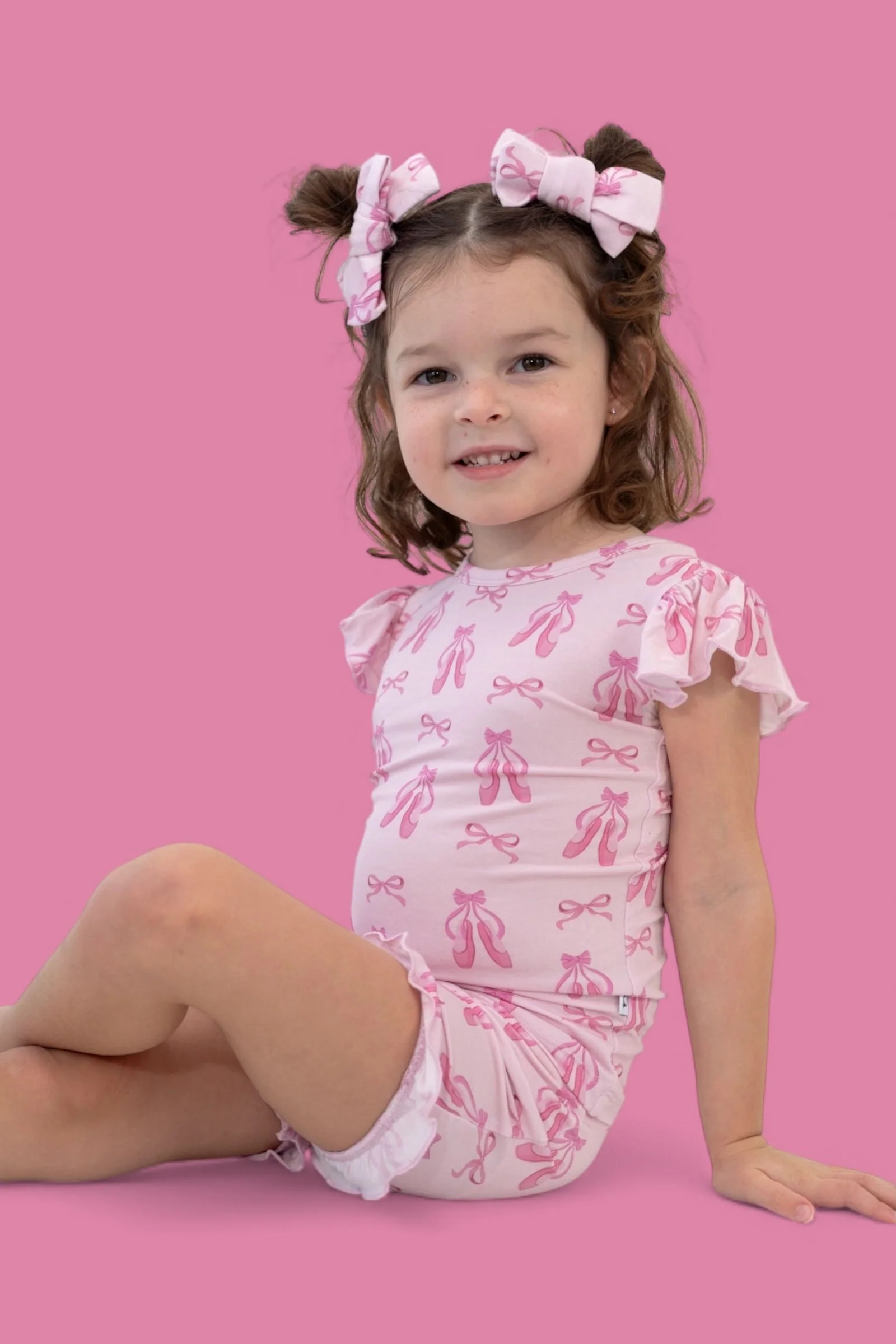 BALLET BOW BLISS DREAM RUFFLE SHORT SET - Image 5