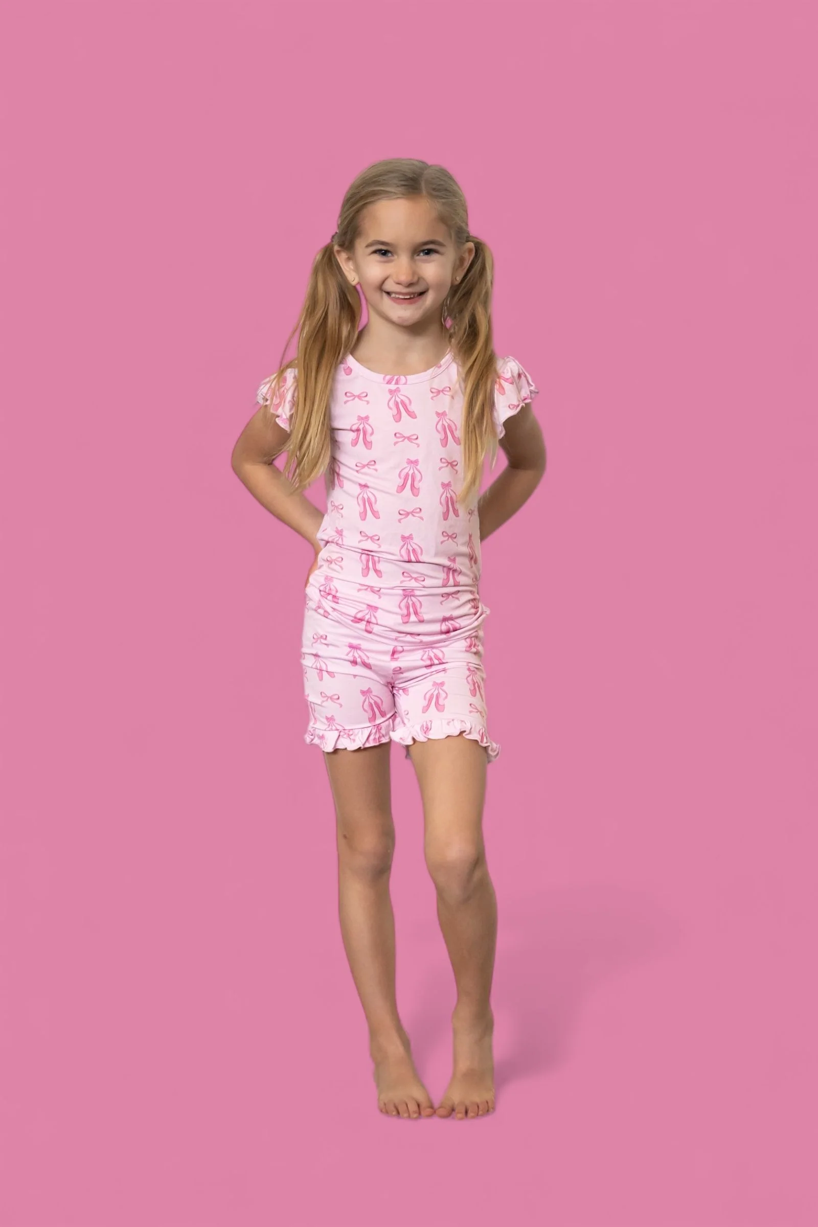 BALLET BOW BLISS DREAM RUFFLE SHORT SET - Image 7