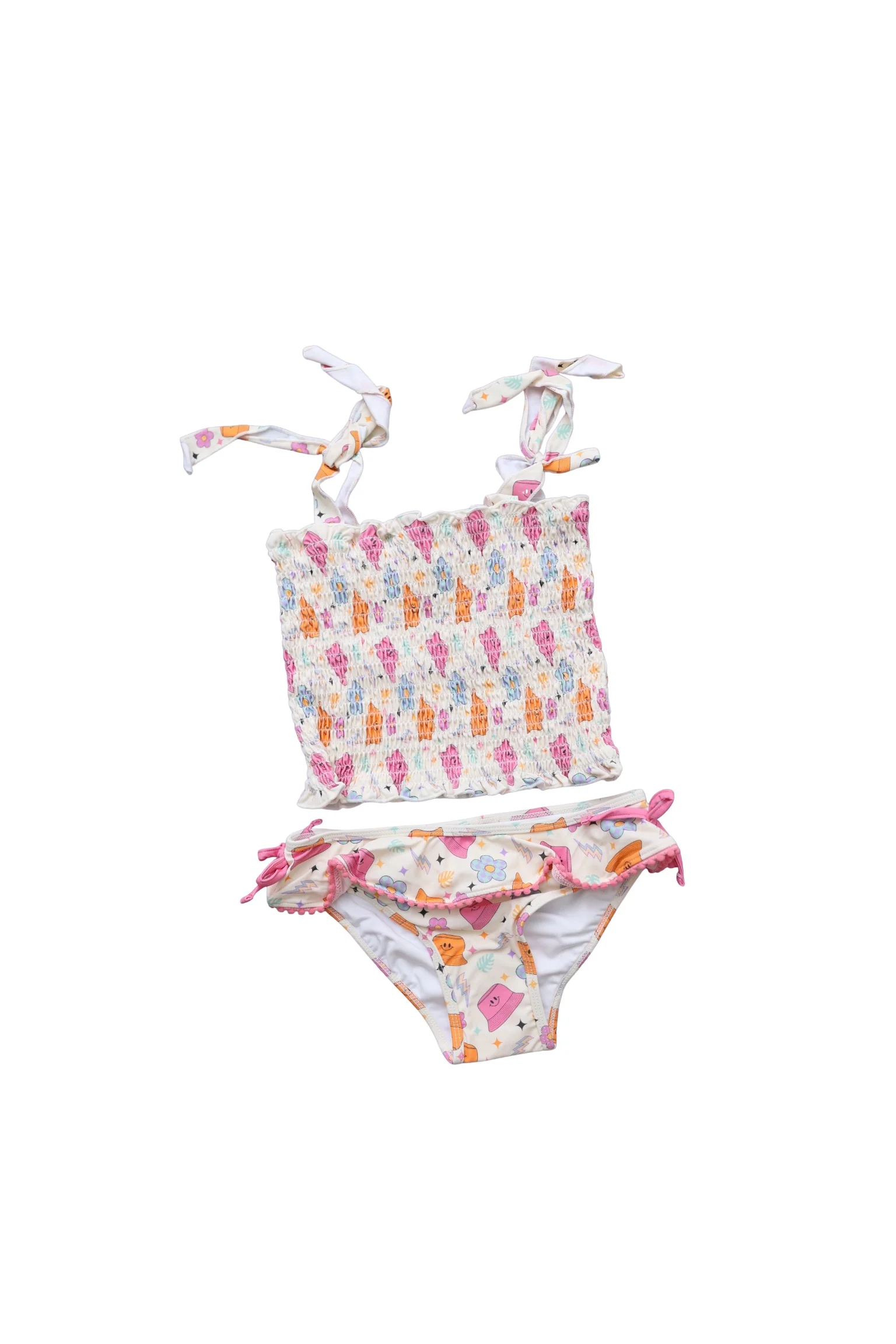 BEACH FOR DAISIES DREAM SMOCKED TANKINI TWO PIECE SWIM SUIT - Image 22