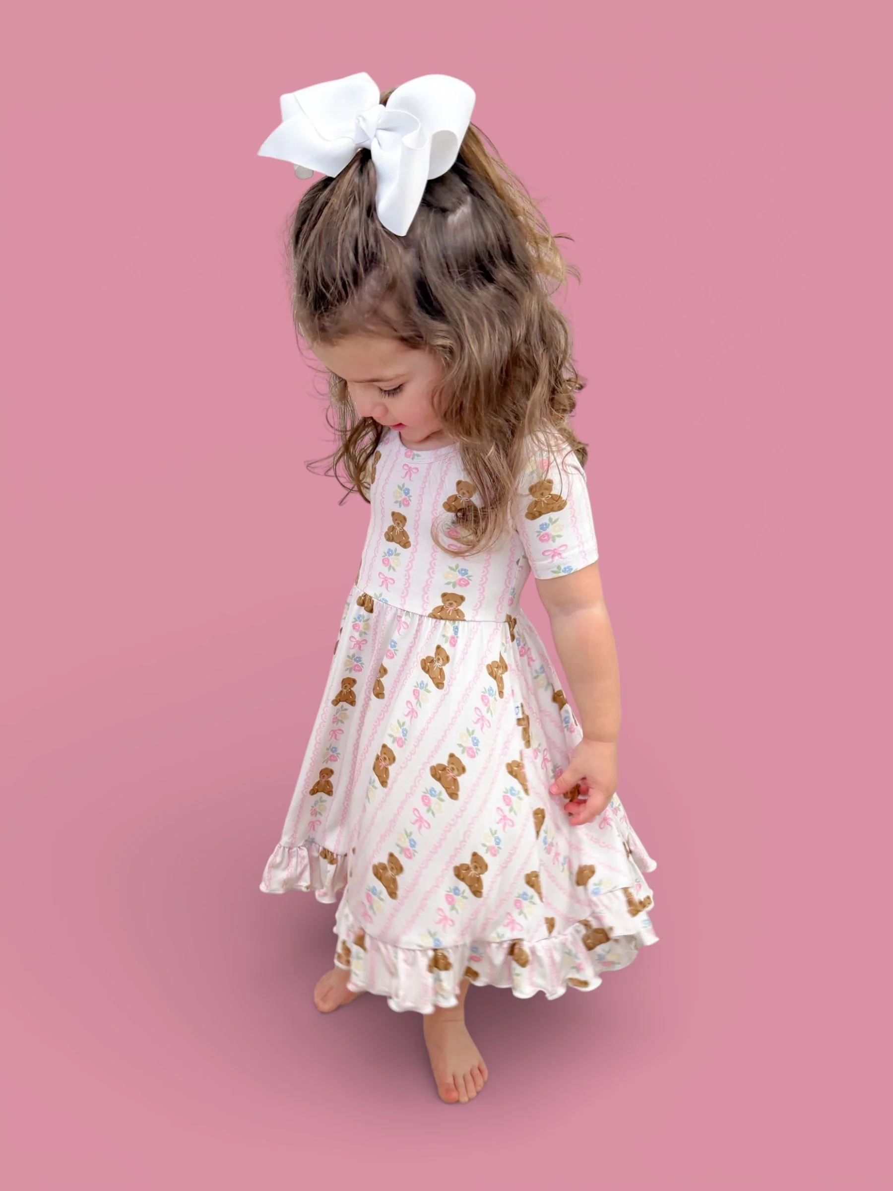 BEAR-Y BLOSSOMS DREAM RUFFLE DRESS - Image 10