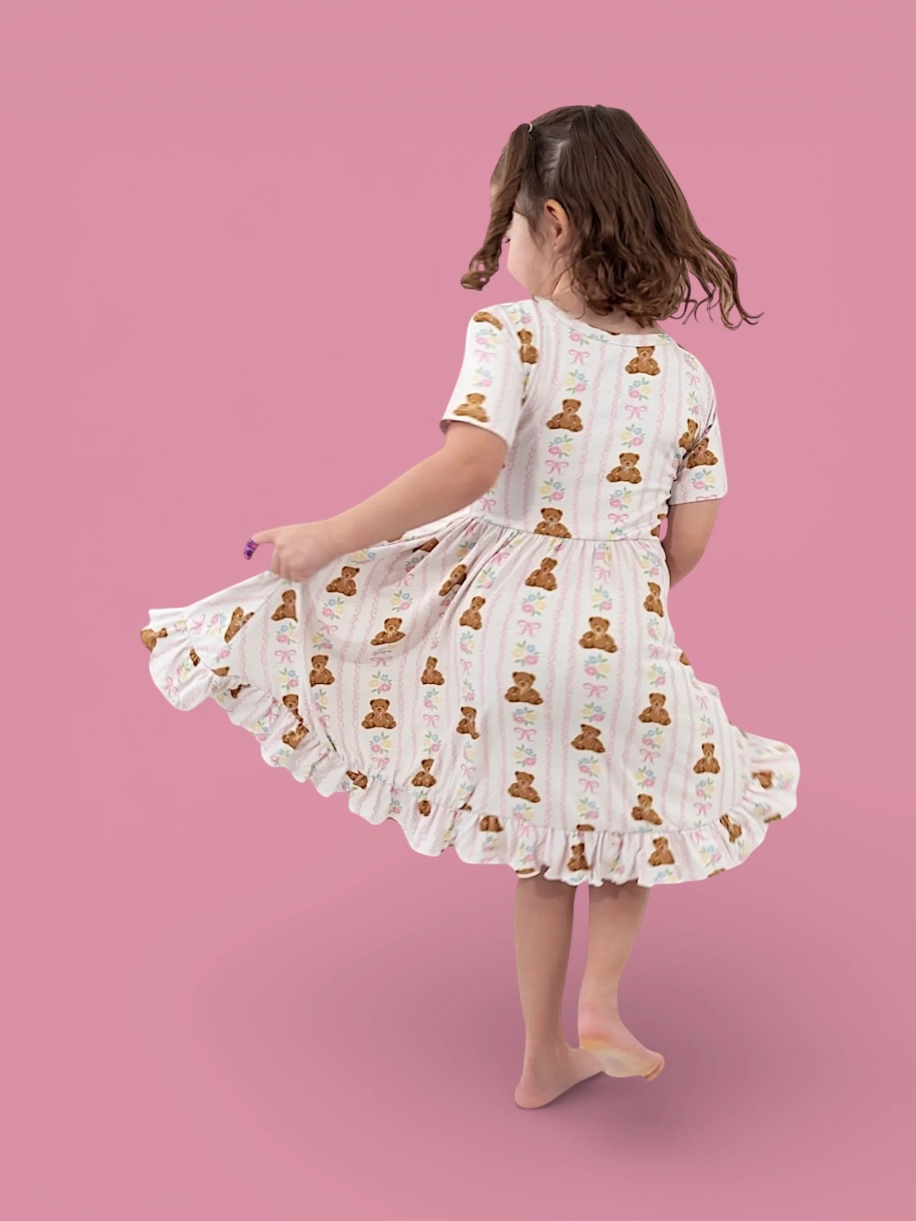 BEAR-Y BLOSSOMS DREAM RUFFLE DRESS - Image 11