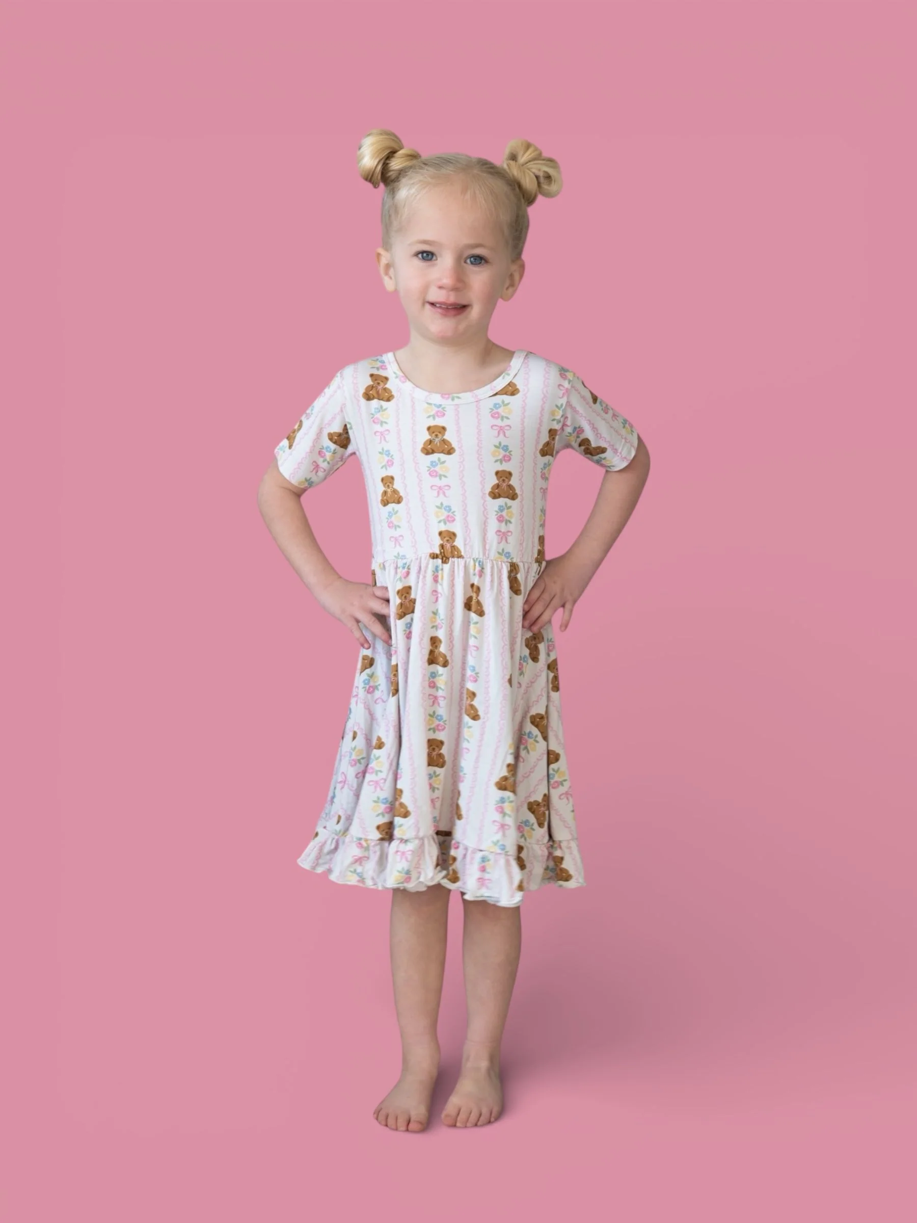 BEAR-Y BLOSSOMS DREAM RUFFLE DRESS - Image 12