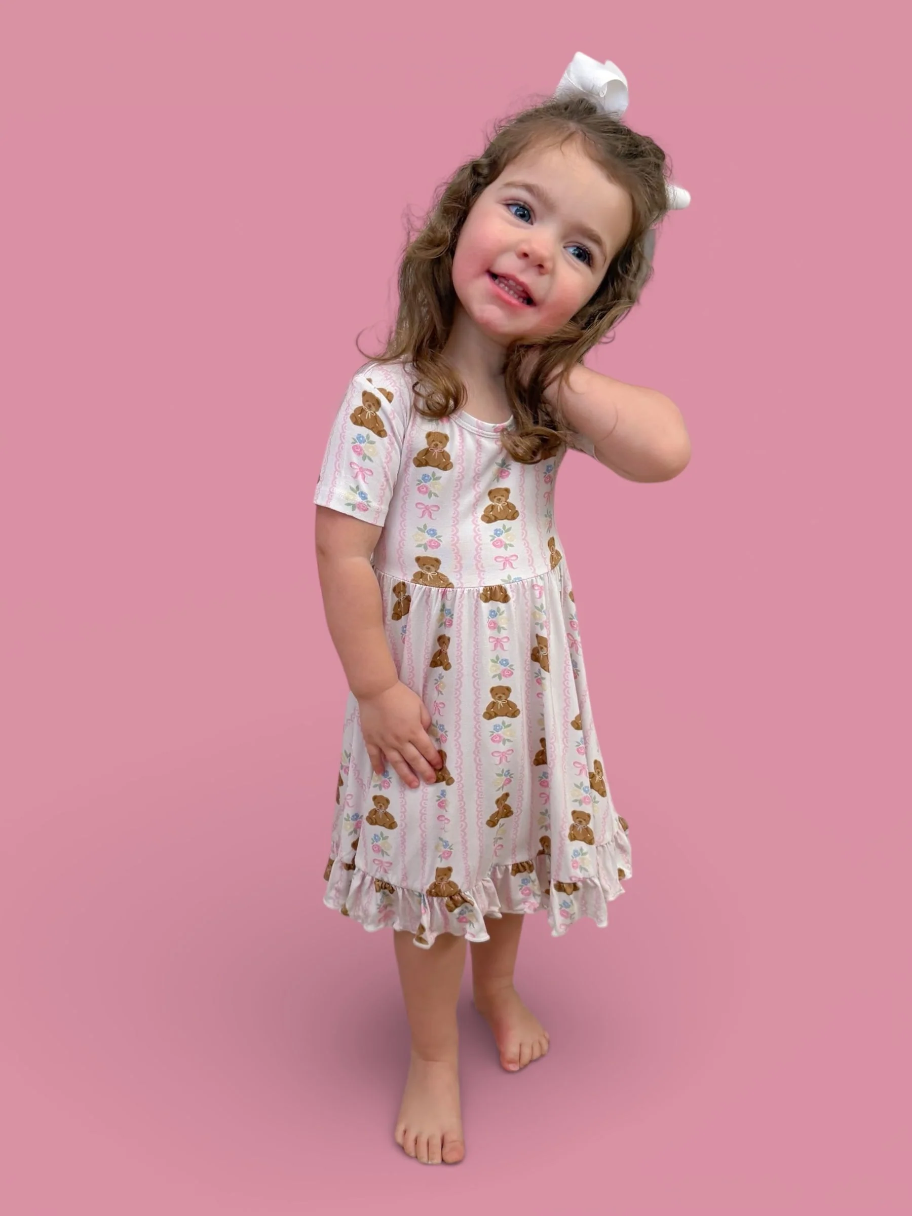 BEAR-Y BLOSSOMS DREAM RUFFLE DRESS - Image 13