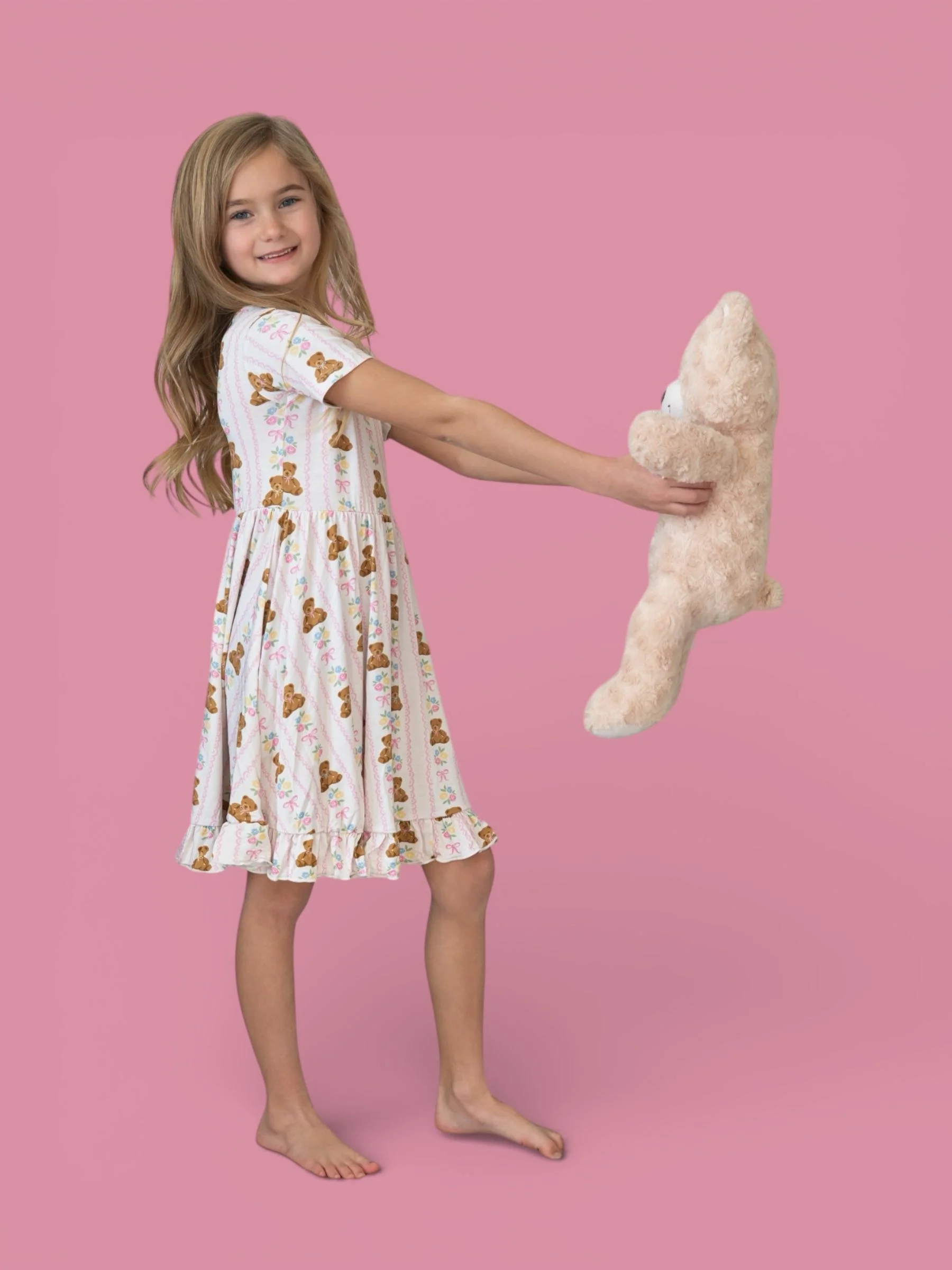 BEAR-Y BLOSSOMS DREAM RUFFLE DRESS - Image 6