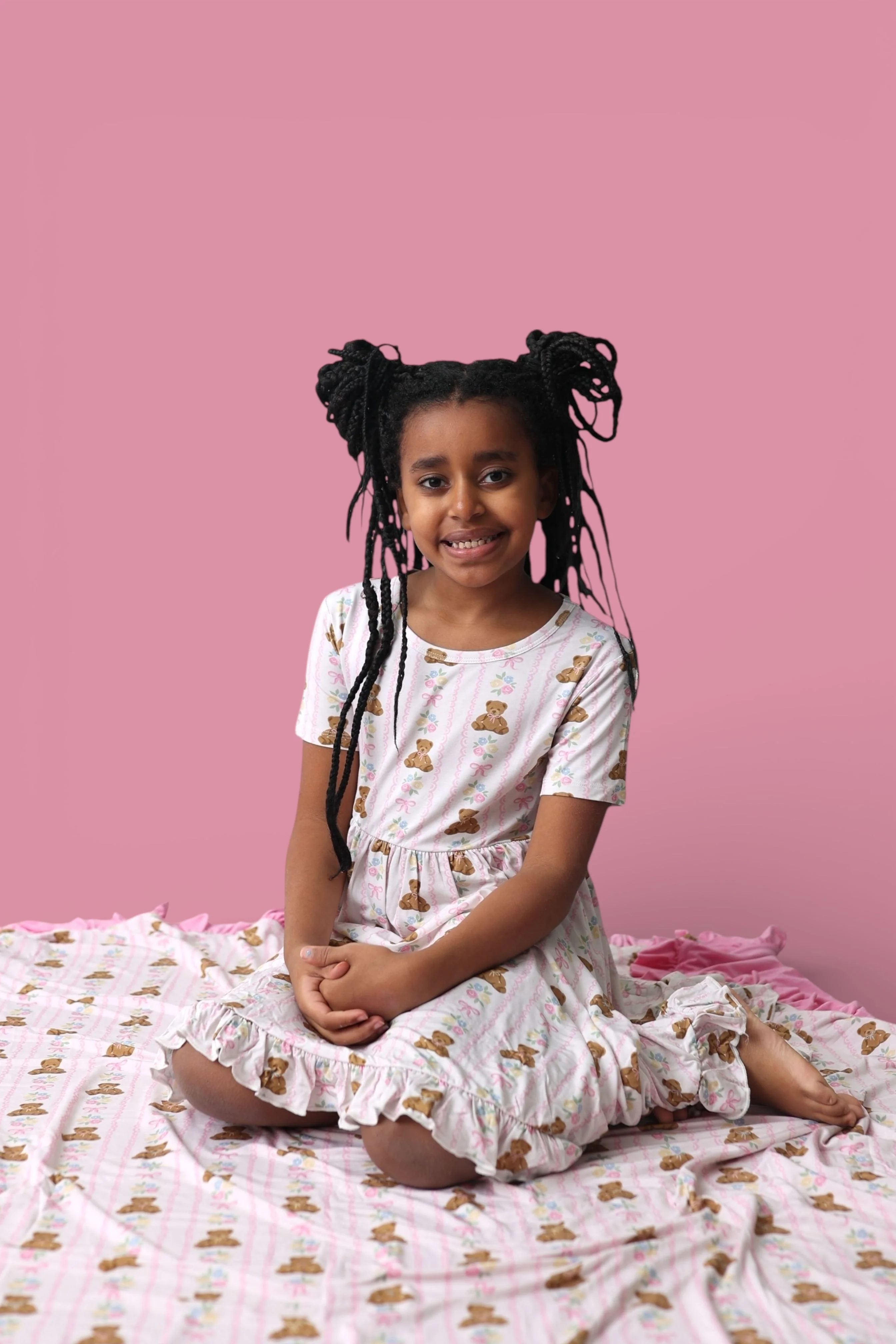 BEAR-Y BLOSSOMS DREAM RUFFLE DRESS - Image 7