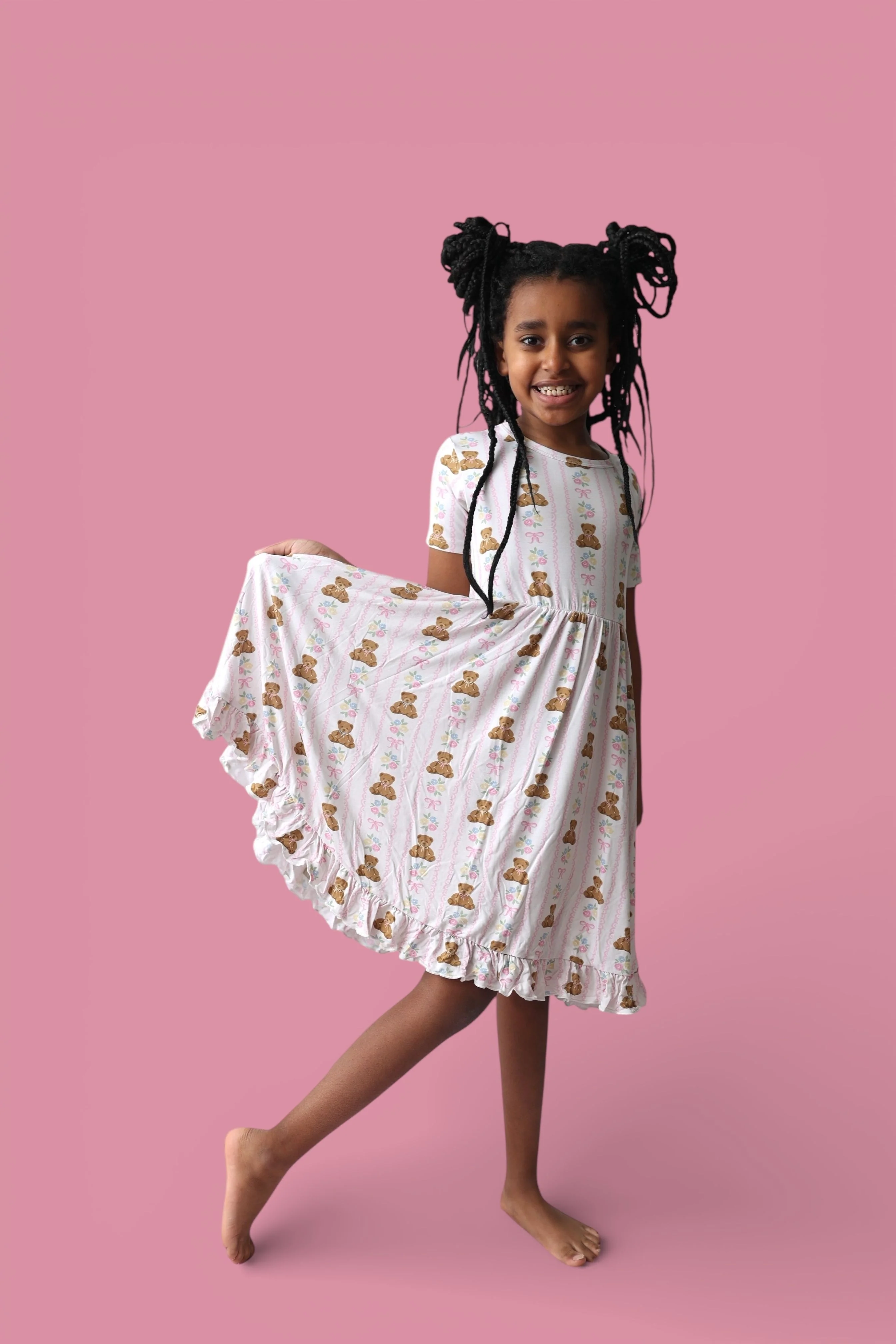 BEAR-Y BLOSSOMS DREAM RUFFLE DRESS - Image 9