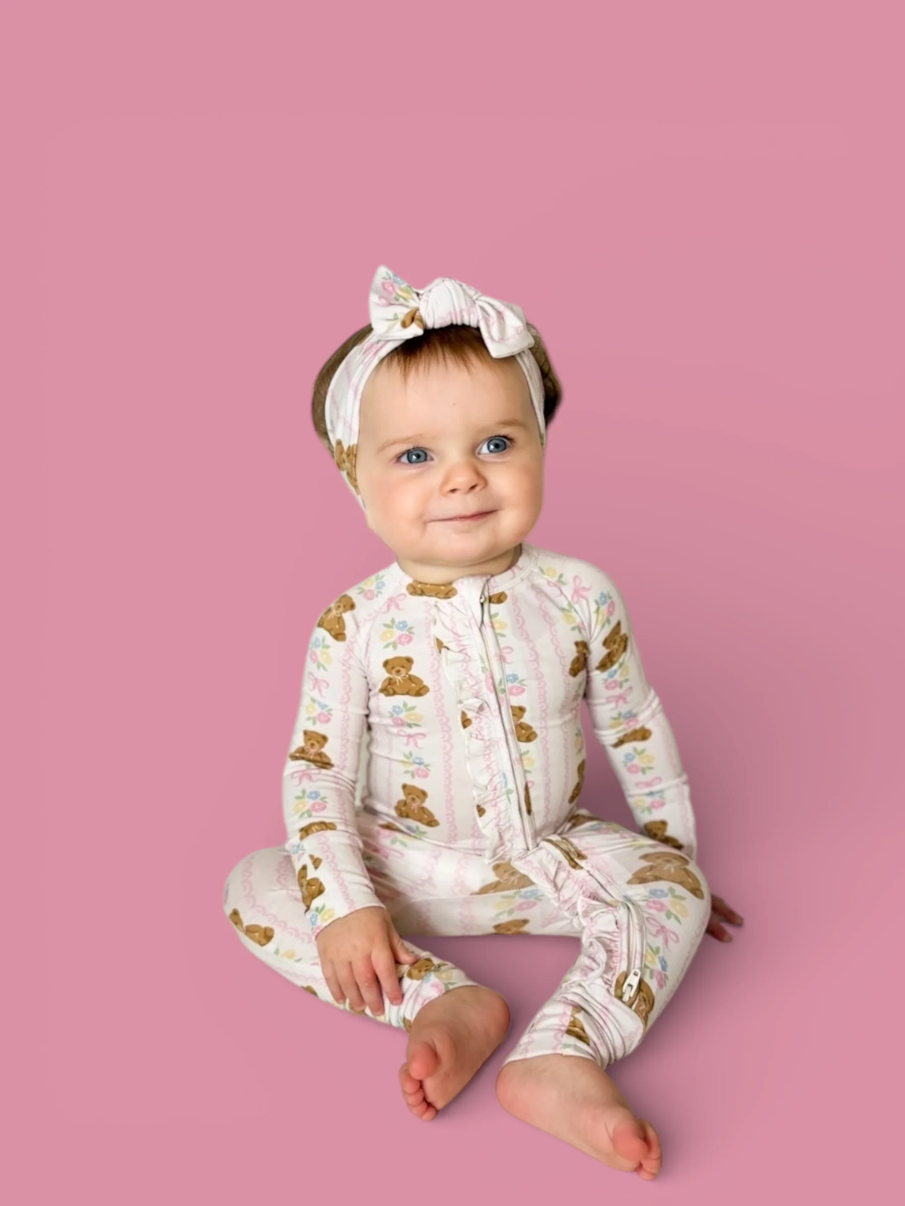 BEAR-Y BLOSSOMS DREAM RUFFLE ROMPER - Image 10