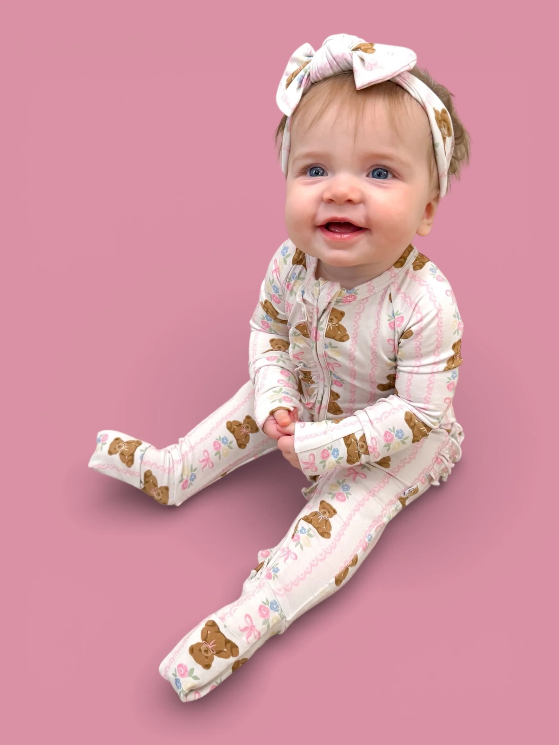 BEAR-Y BLOSSOMS DREAM RUFFLE ROMPER - Image 11