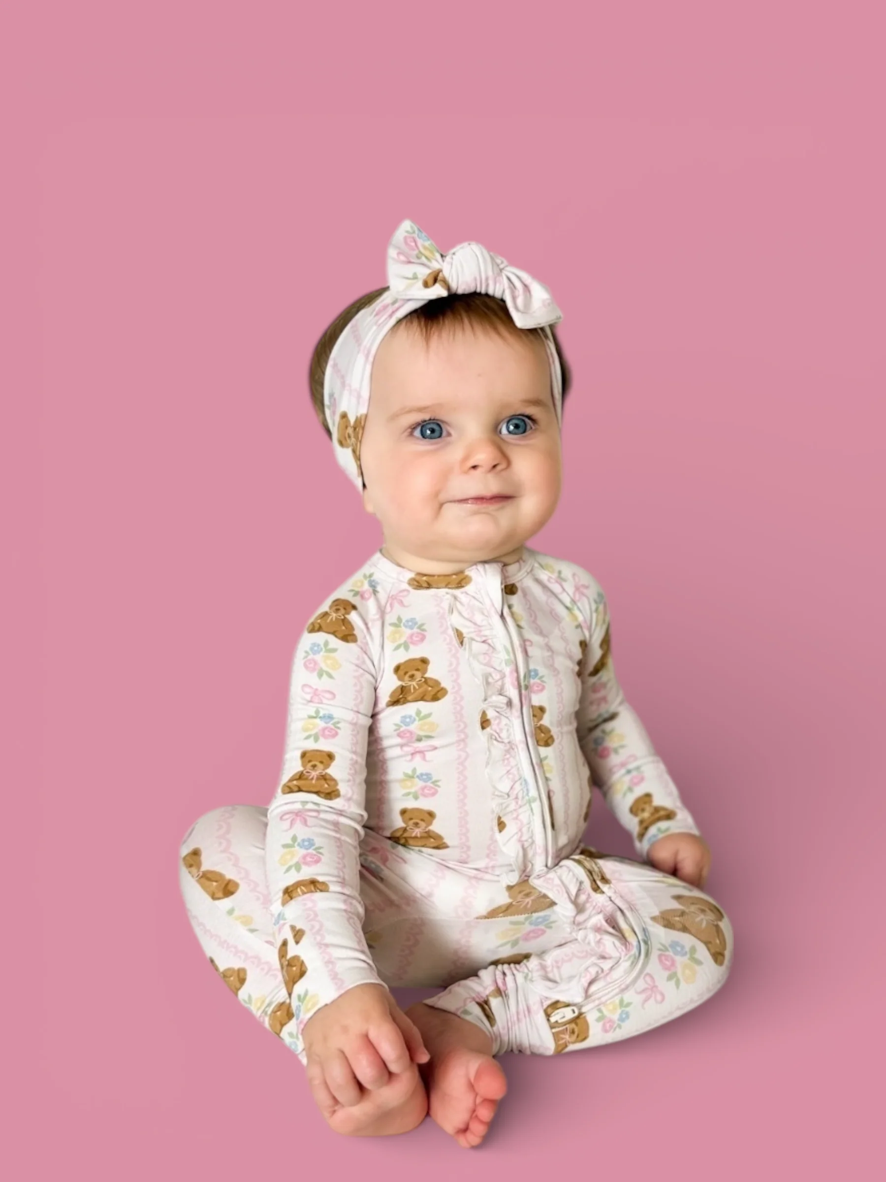 BEAR-Y BLOSSOMS DREAM RUFFLE ROMPER - Image 12