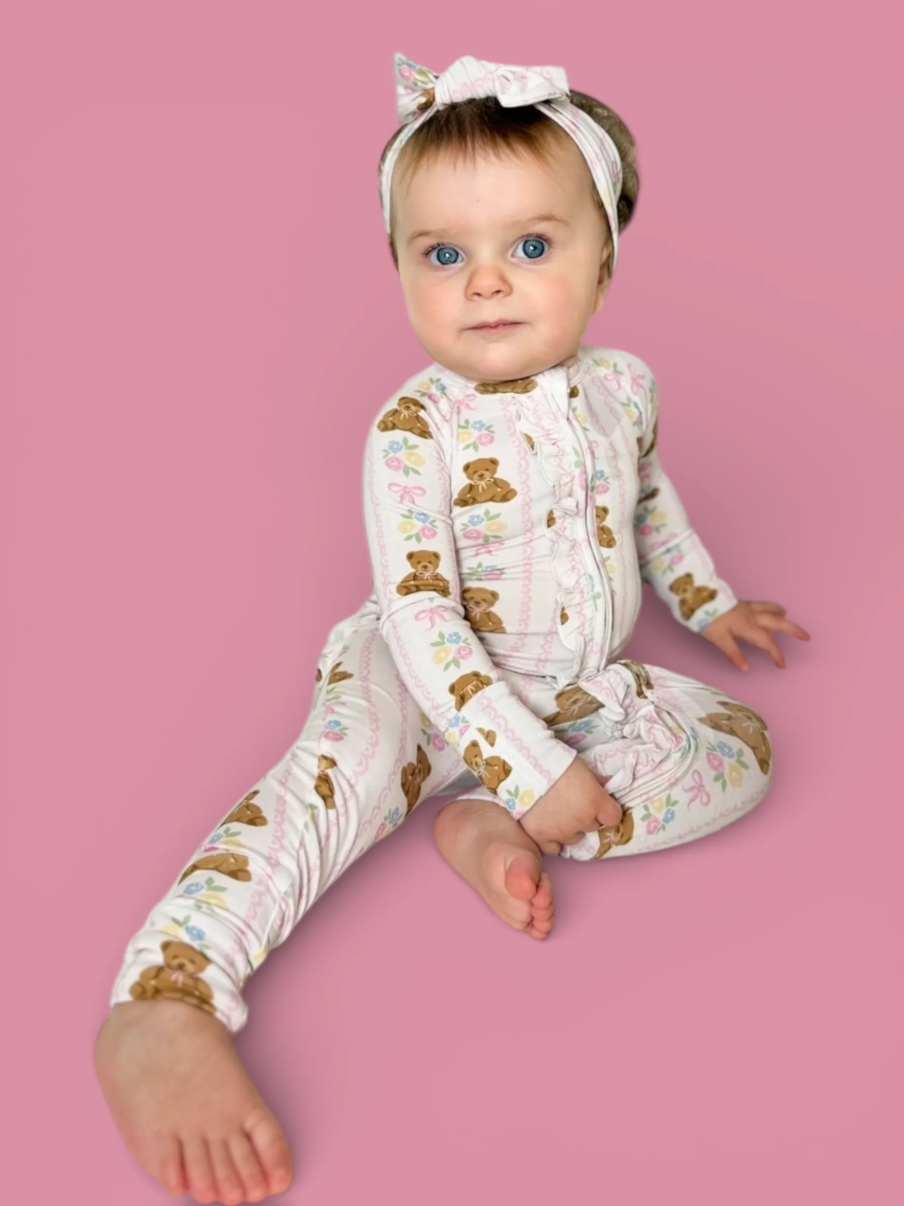 BEAR-Y BLOSSOMS DREAM RUFFLE ROMPER - Image 14
