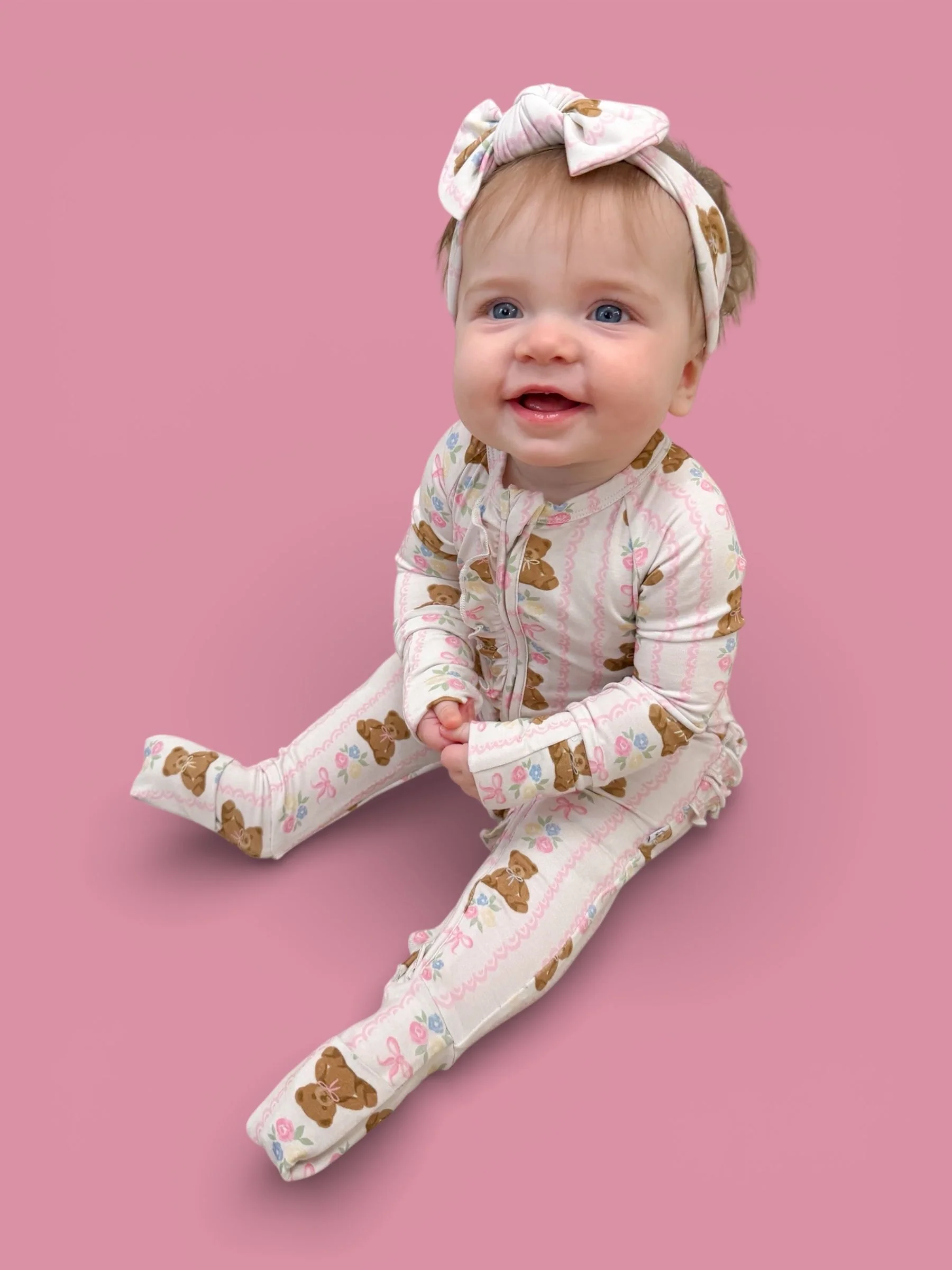 BEAR-Y BLOSSOMS DREAM RUFFLE ROMPER - Image 15