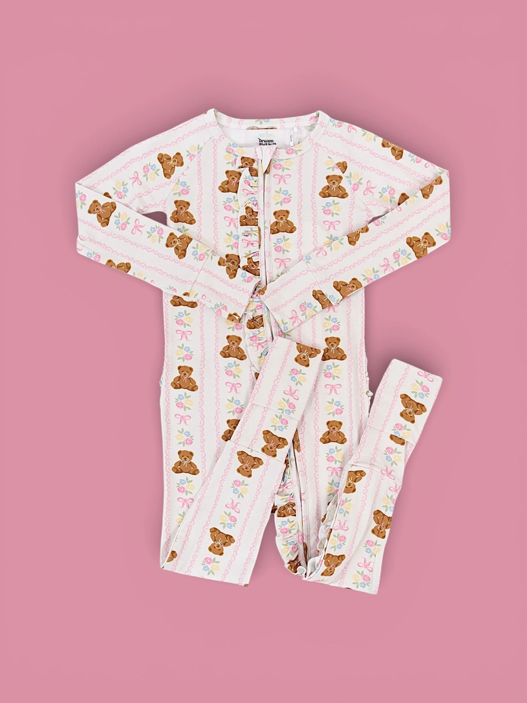 BEAR-Y BLOSSOMS DREAM RUFFLE ROMPER - Image 2
