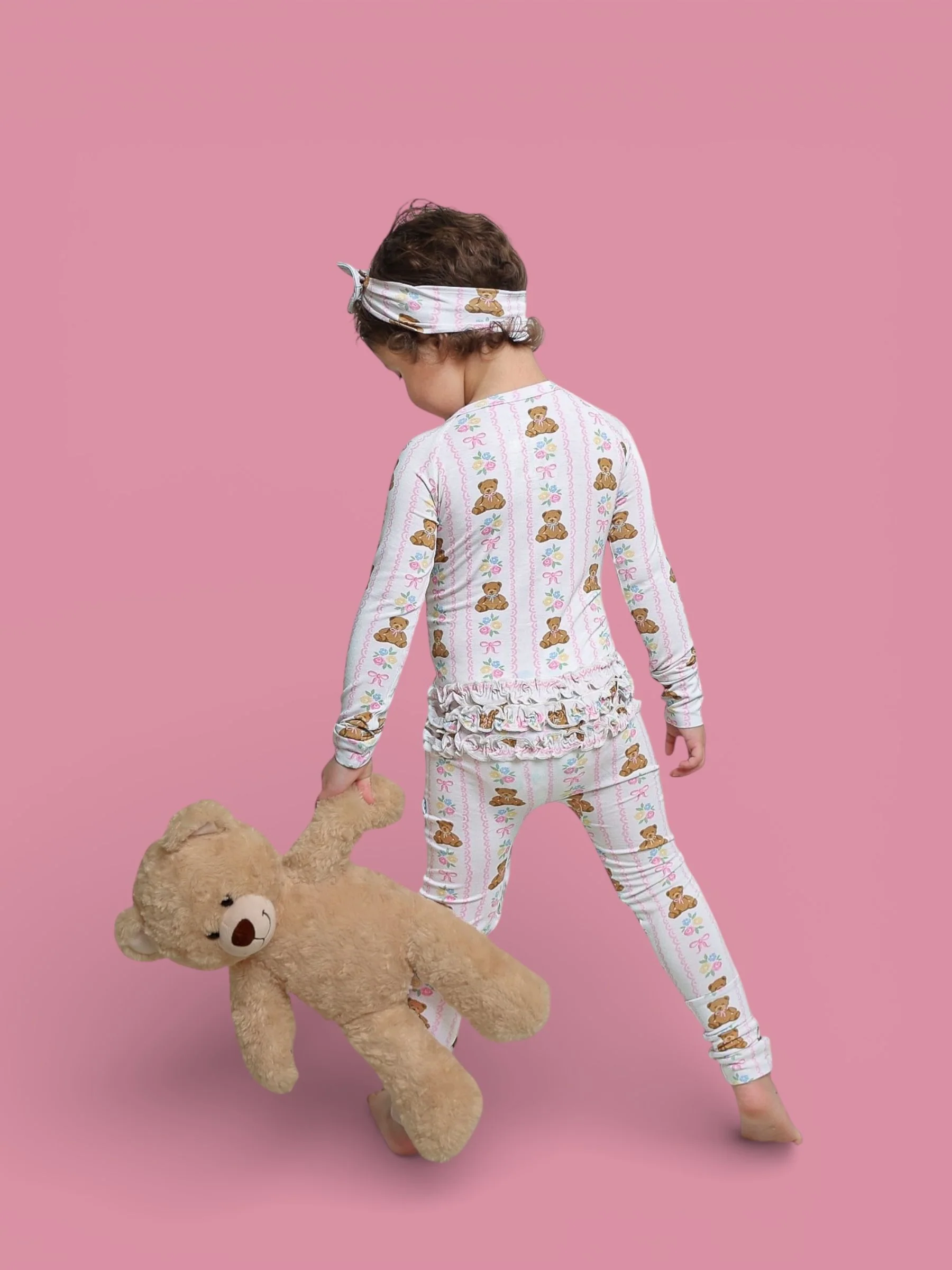 BEAR-Y BLOSSOMS DREAM RUFFLE ROMPER - Image 4