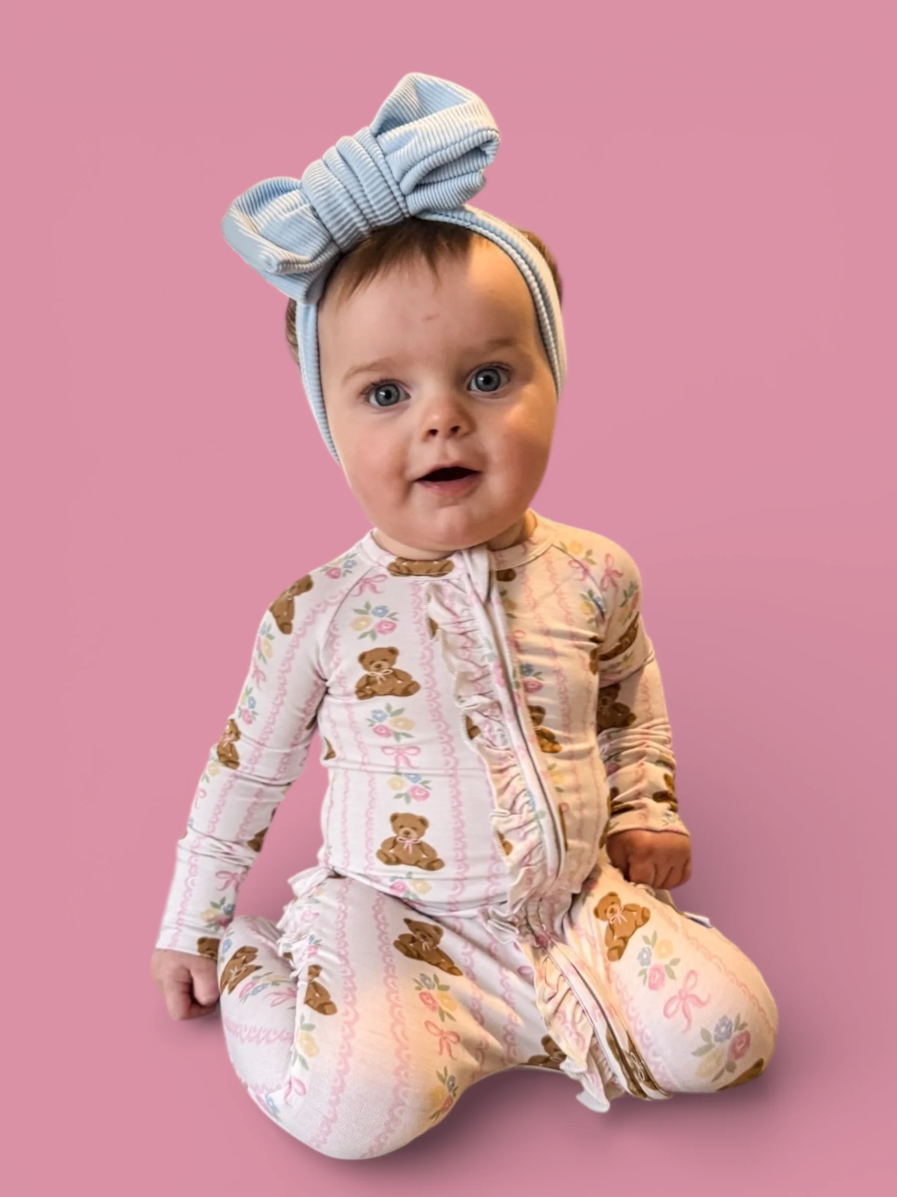 BEAR-Y BLOSSOMS DREAM RUFFLE ROMPER - Image 8