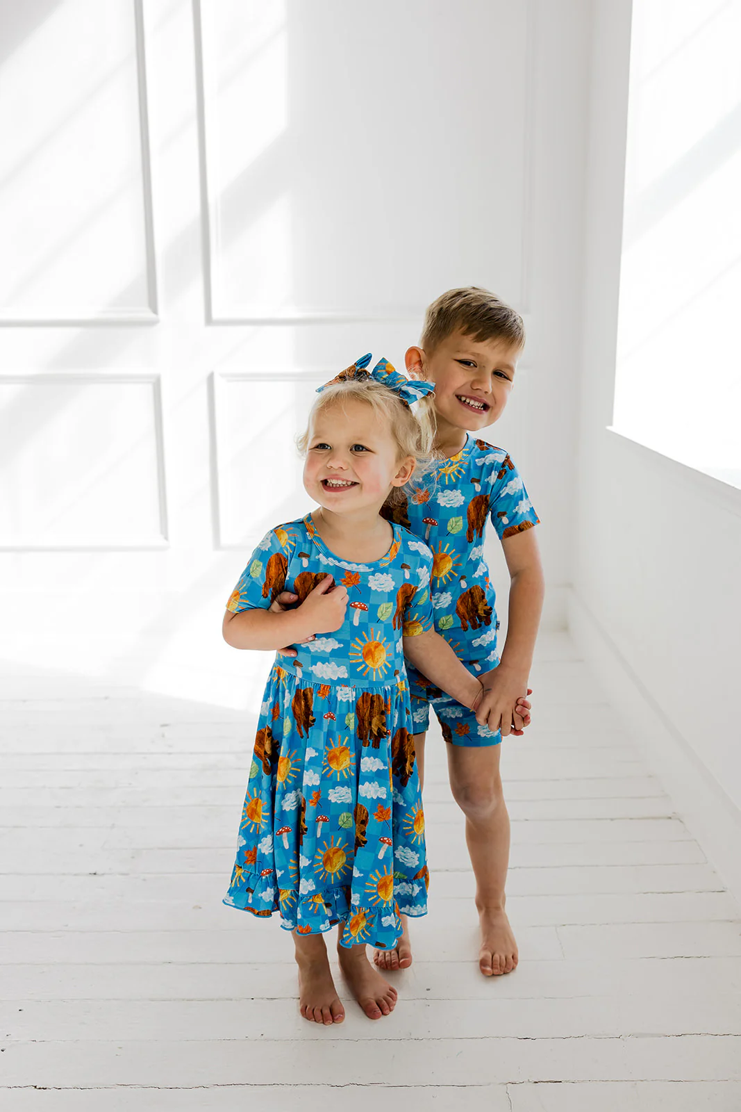 BEAR-Y BLUE SKIES DREAM RUFFLE DRESS - Image 6