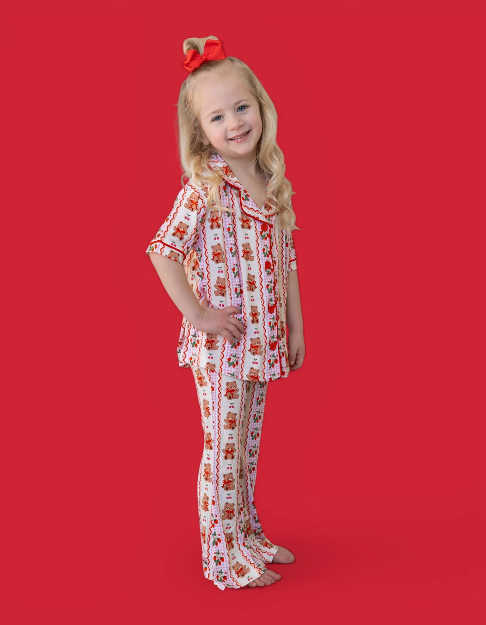 BERRY BEAR BLISS DREAM GIRL'S FLARE SET - Image 10