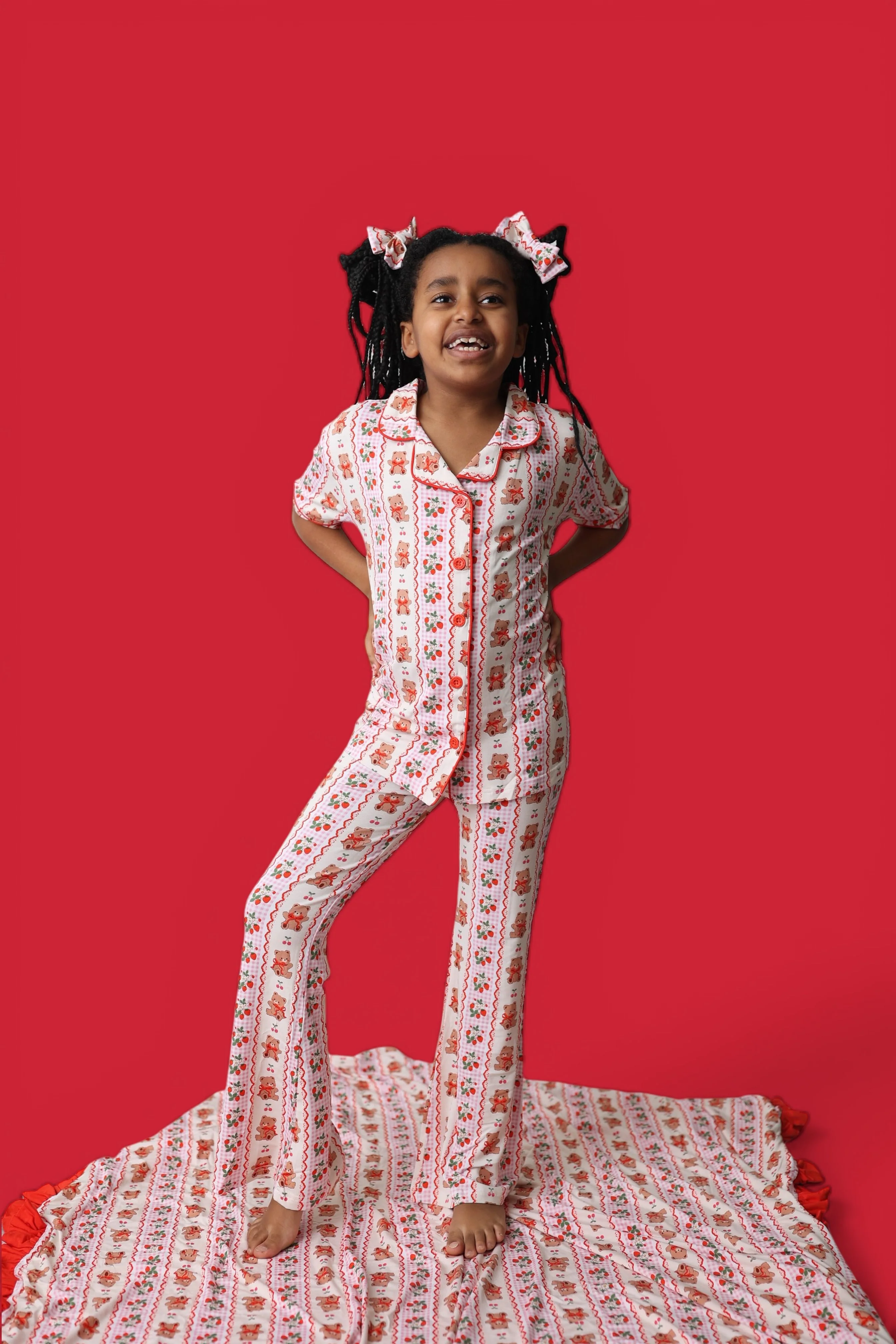 BERRY BEAR BLISS DREAM GIRL'S FLARE SET - Image 9