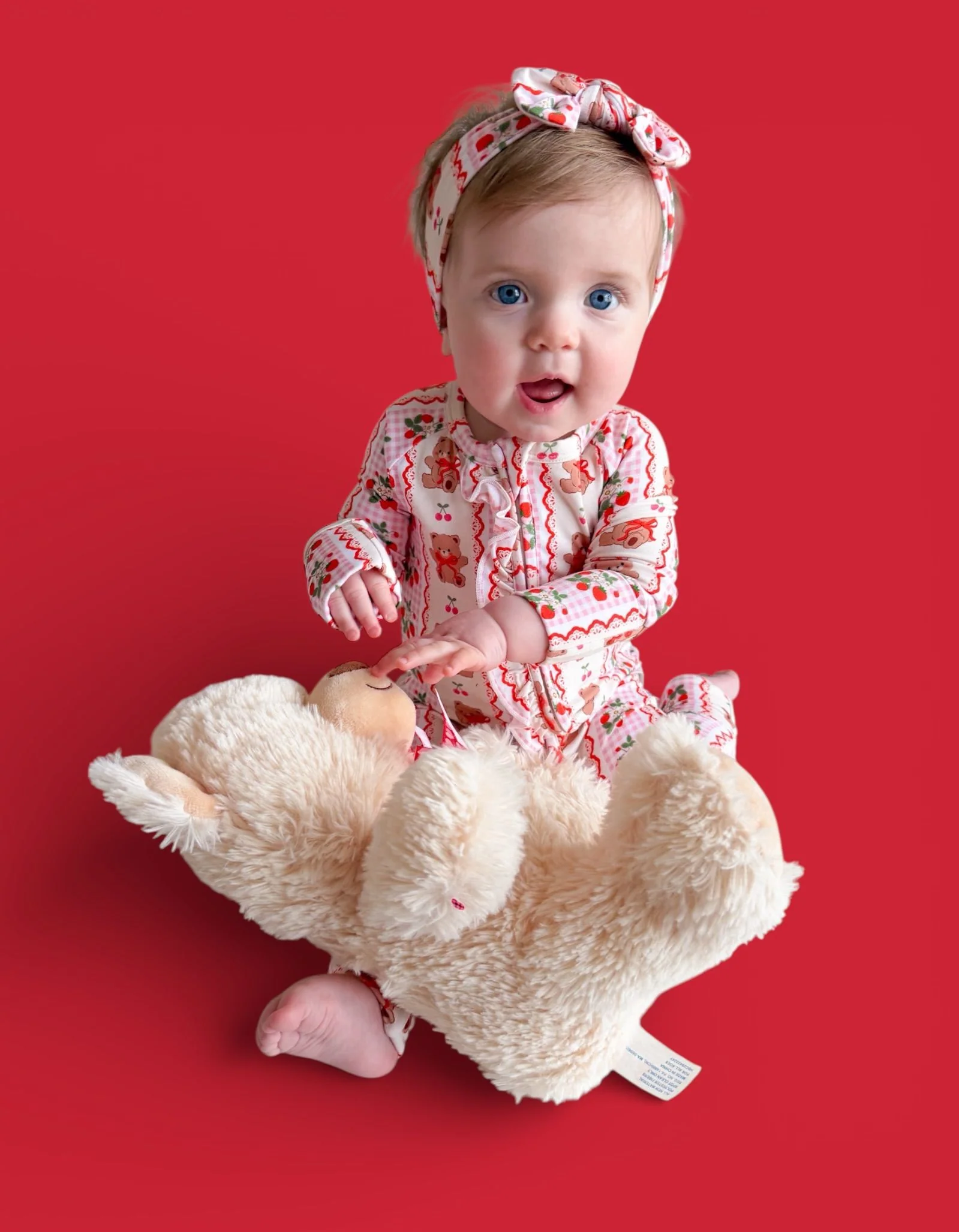 BERRY BEAR BLISS DREAM RUFFLE ROMPER - Image 18