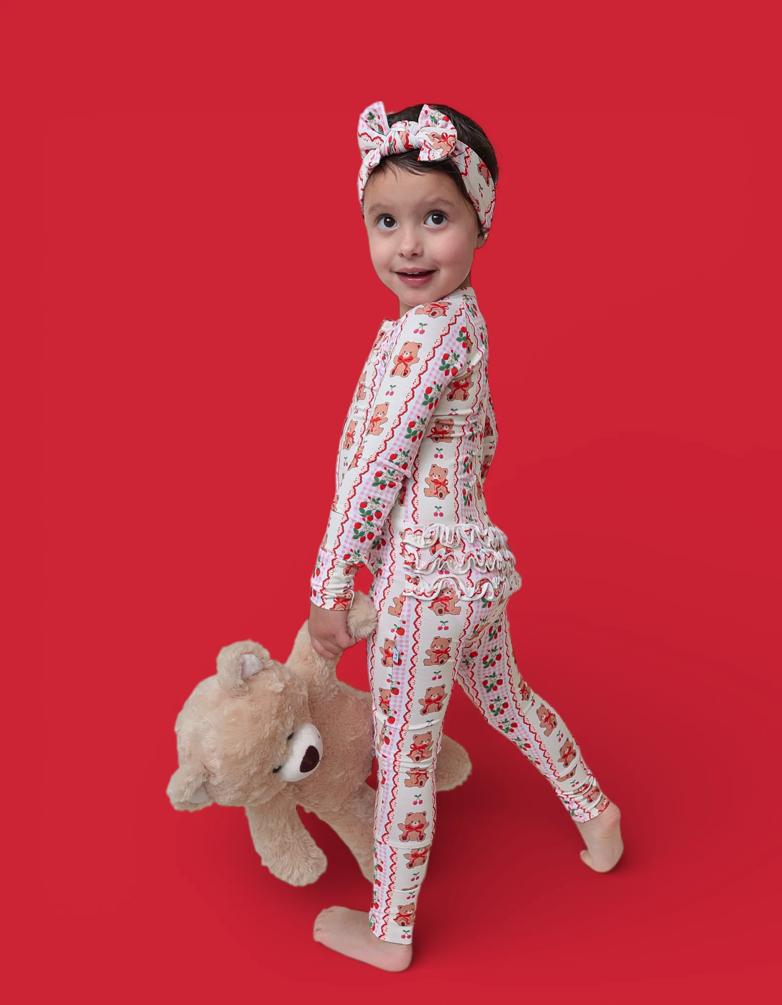 BERRY BEAR BLISS DREAM RUFFLE ROMPER - Image 8