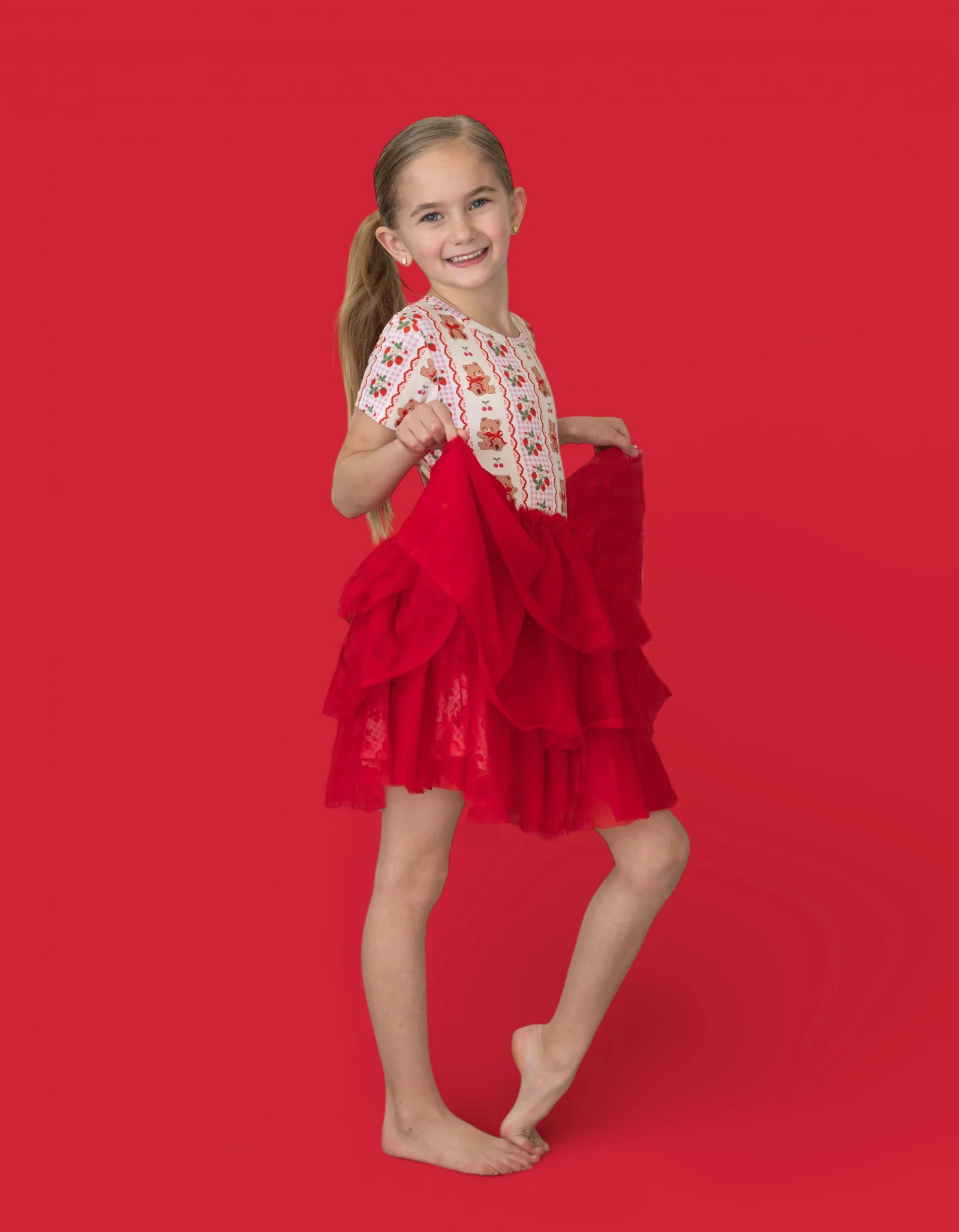 BERRY BEAR BLISS DREAM TUTU DRESS