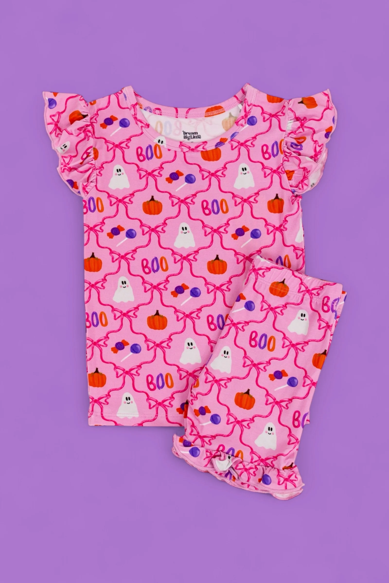 BERRY SWEET BOO DREAM RUFFLE SHORT SET - Image 3