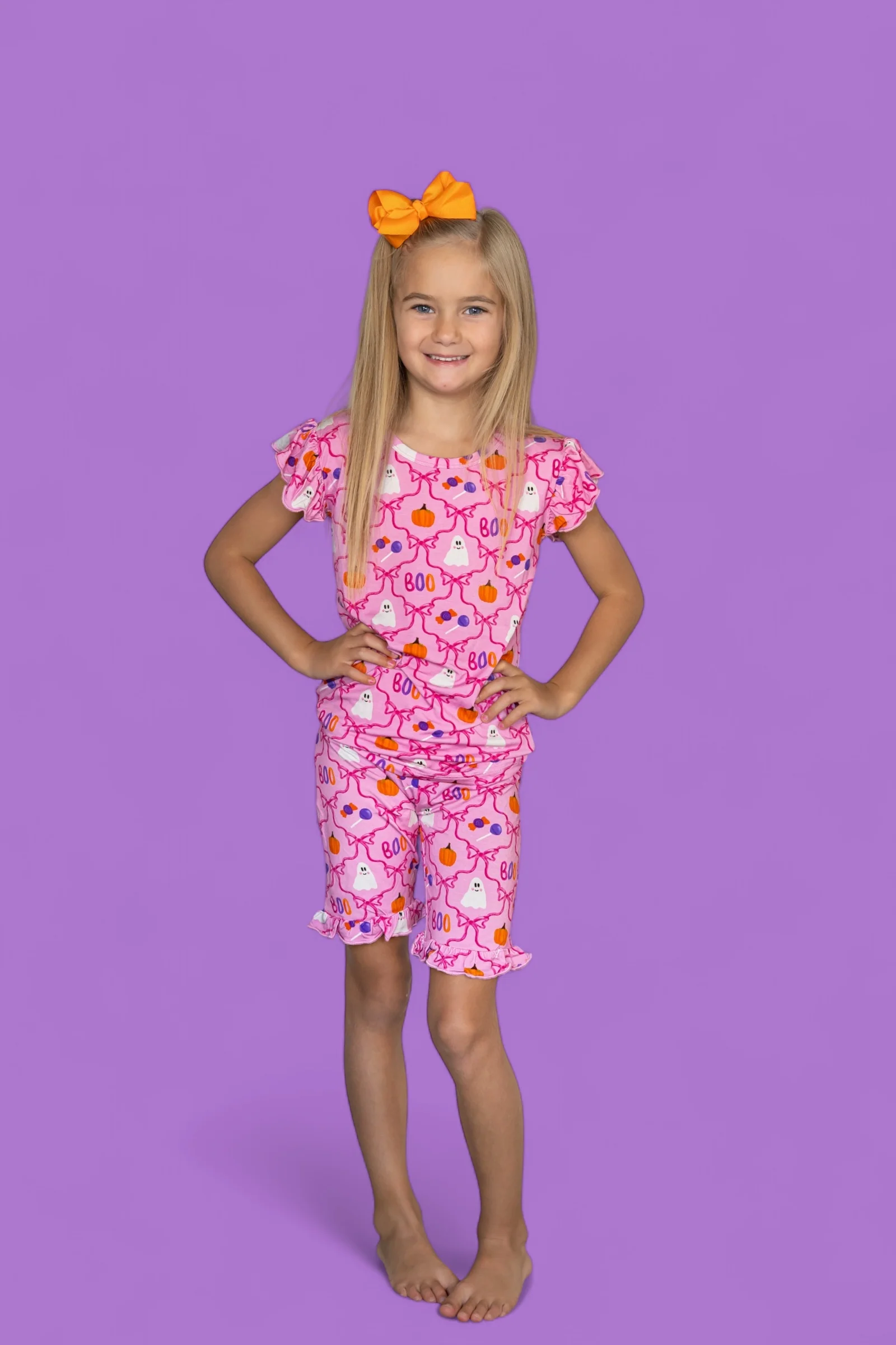 BERRY SWEET BOO DREAM RUFFLE SHORT SET - Image 4