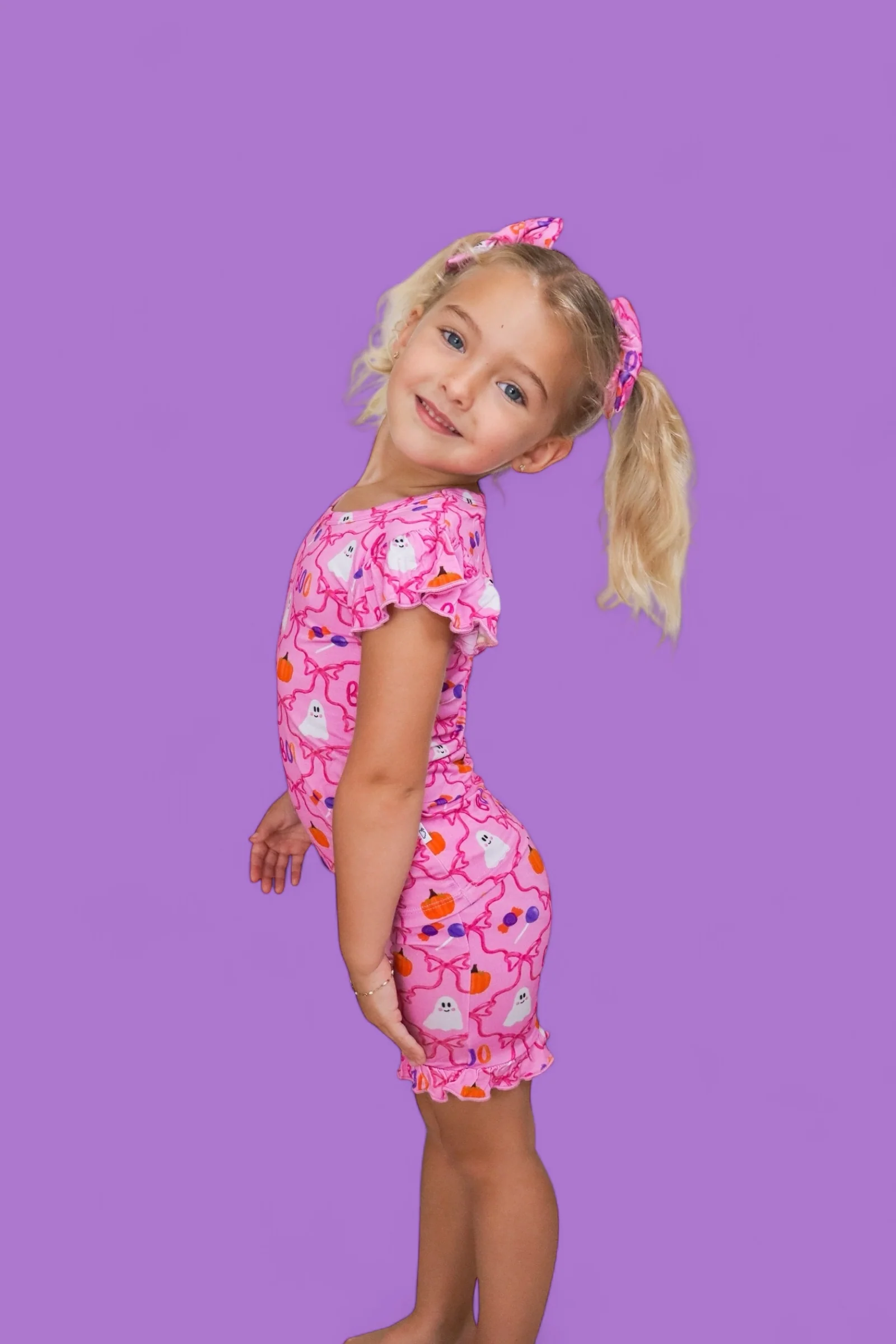 BERRY SWEET BOO DREAM RUFFLE SHORT SET - Image 7