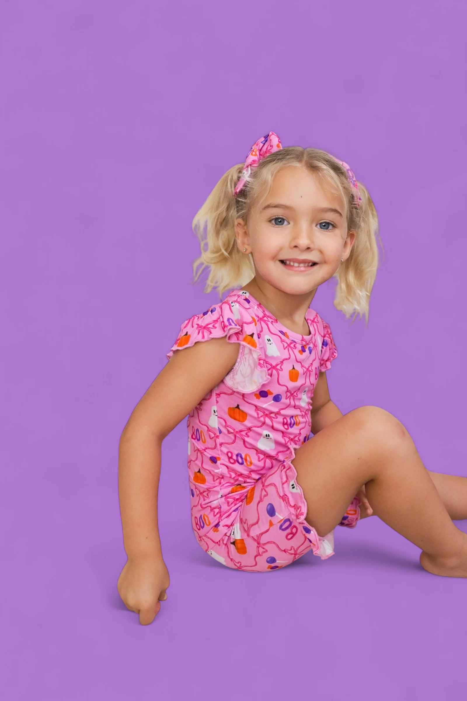 BERRY SWEET BOO DREAM RUFFLE SHORT SET - Image 8