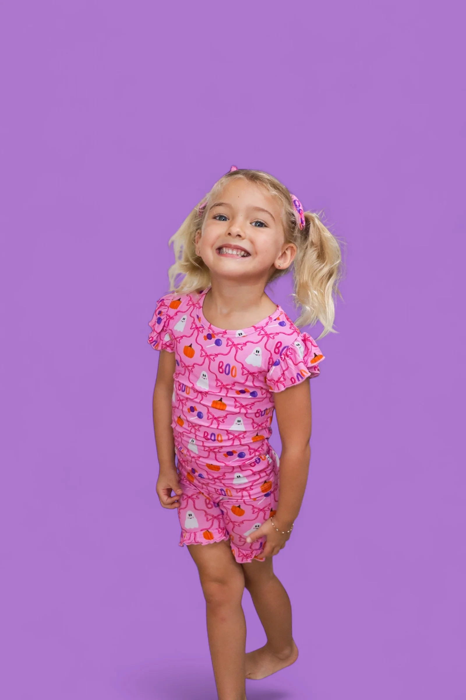 BERRY SWEET BOO DREAM RUFFLE SHORT SET - Image 9