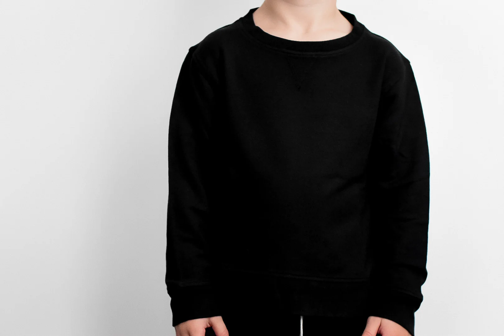 BLACK TERRY DREAM PULLOVER - Image 11