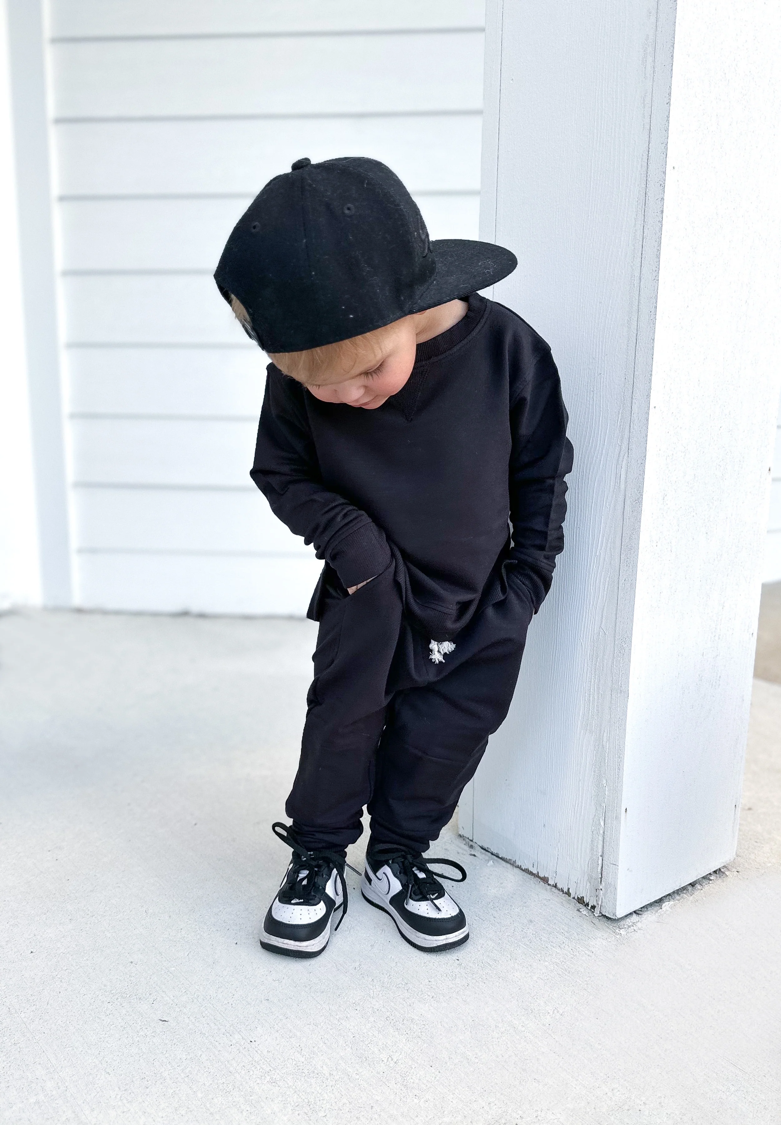 BLACK TERRY DREAM PULLOVER - Image 12