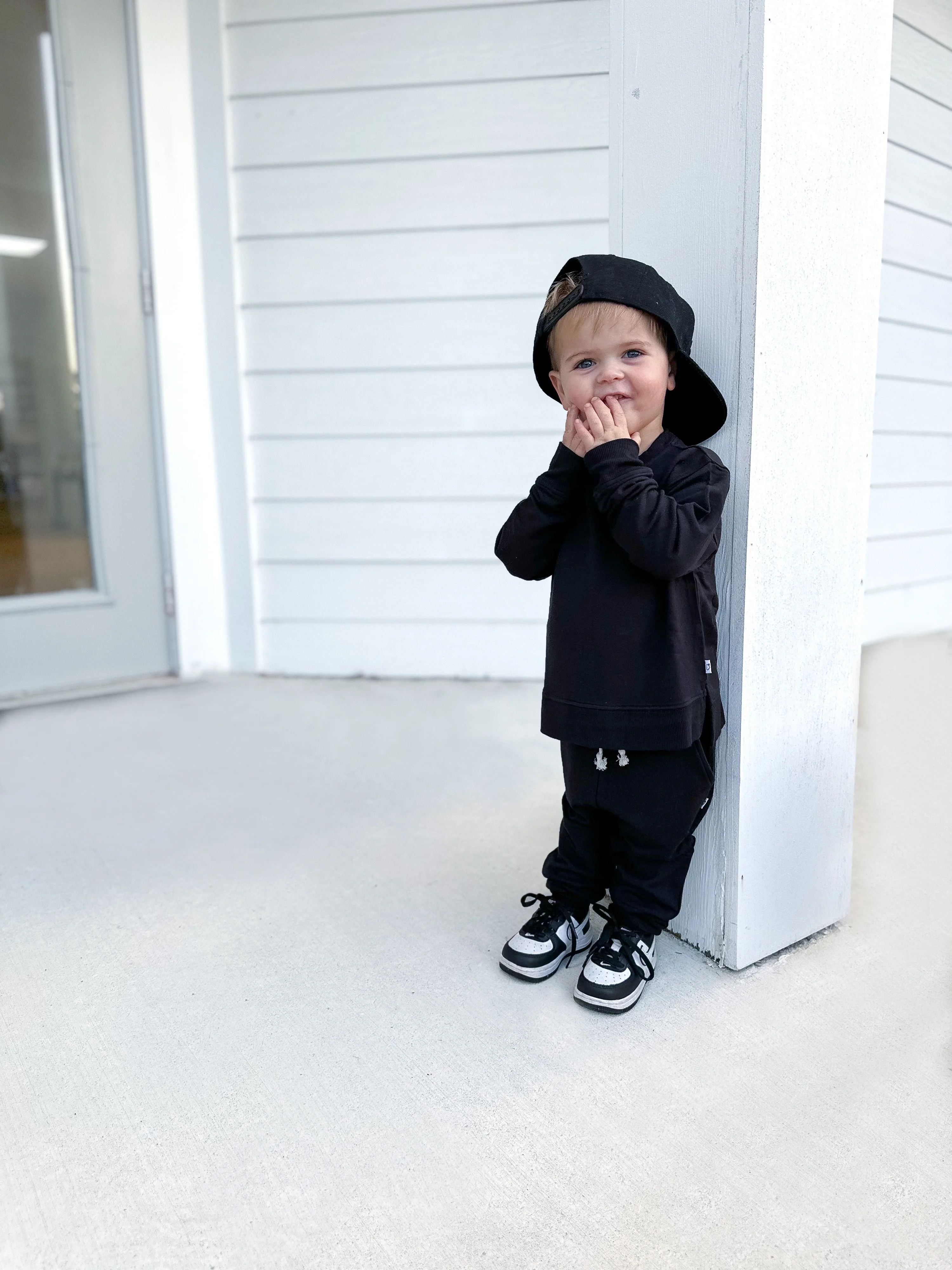BLACK TERRY DREAM PULLOVER - Image 13