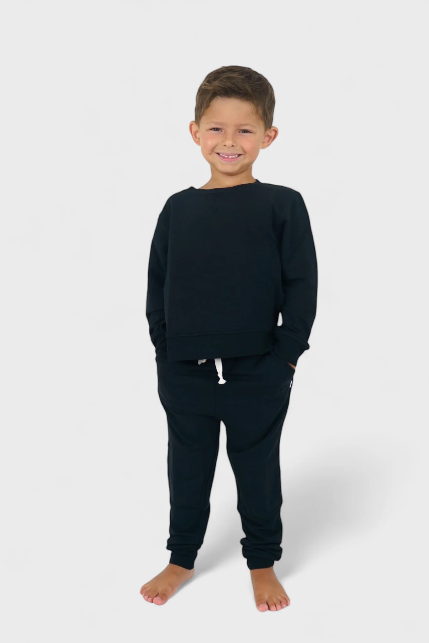 BLACK TERRY DREAM PULLOVER - Image 15