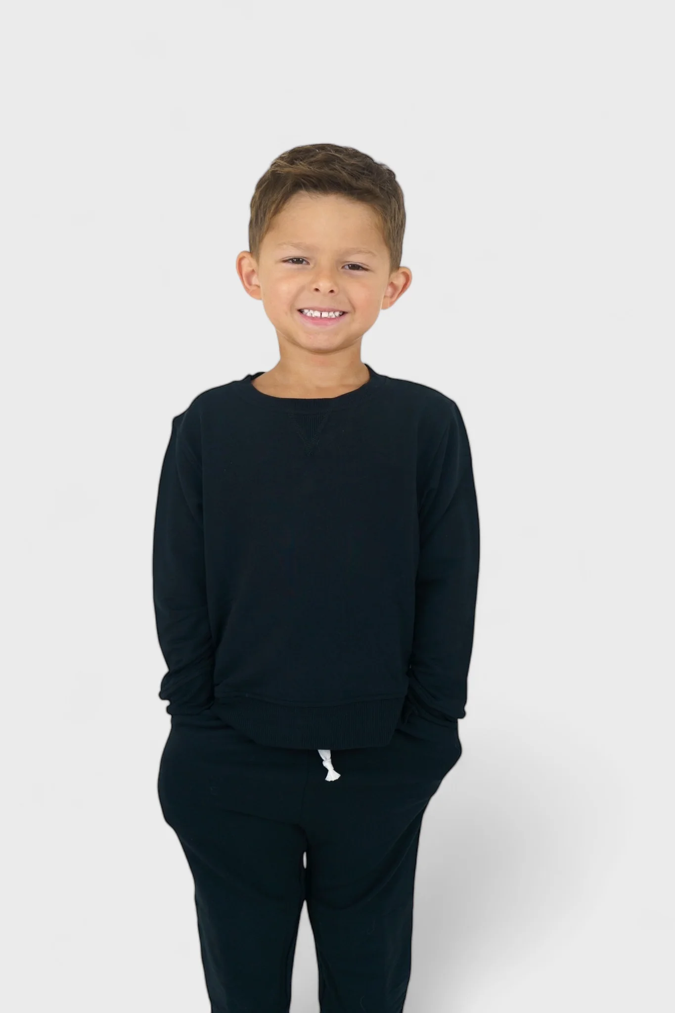 BLACK TERRY DREAM PULLOVER - Image 17