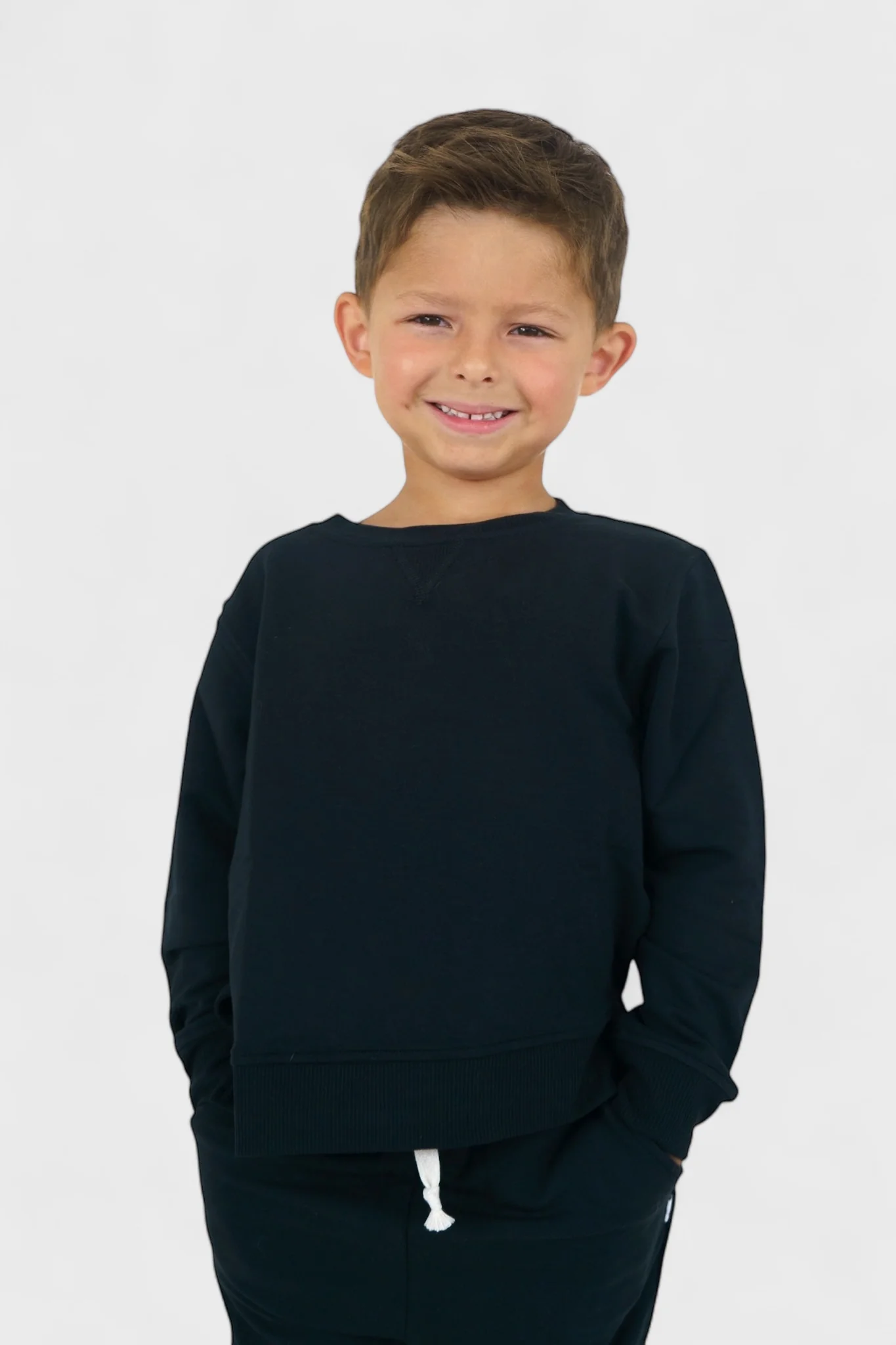 BLACK TERRY DREAM PULLOVER - Image 22