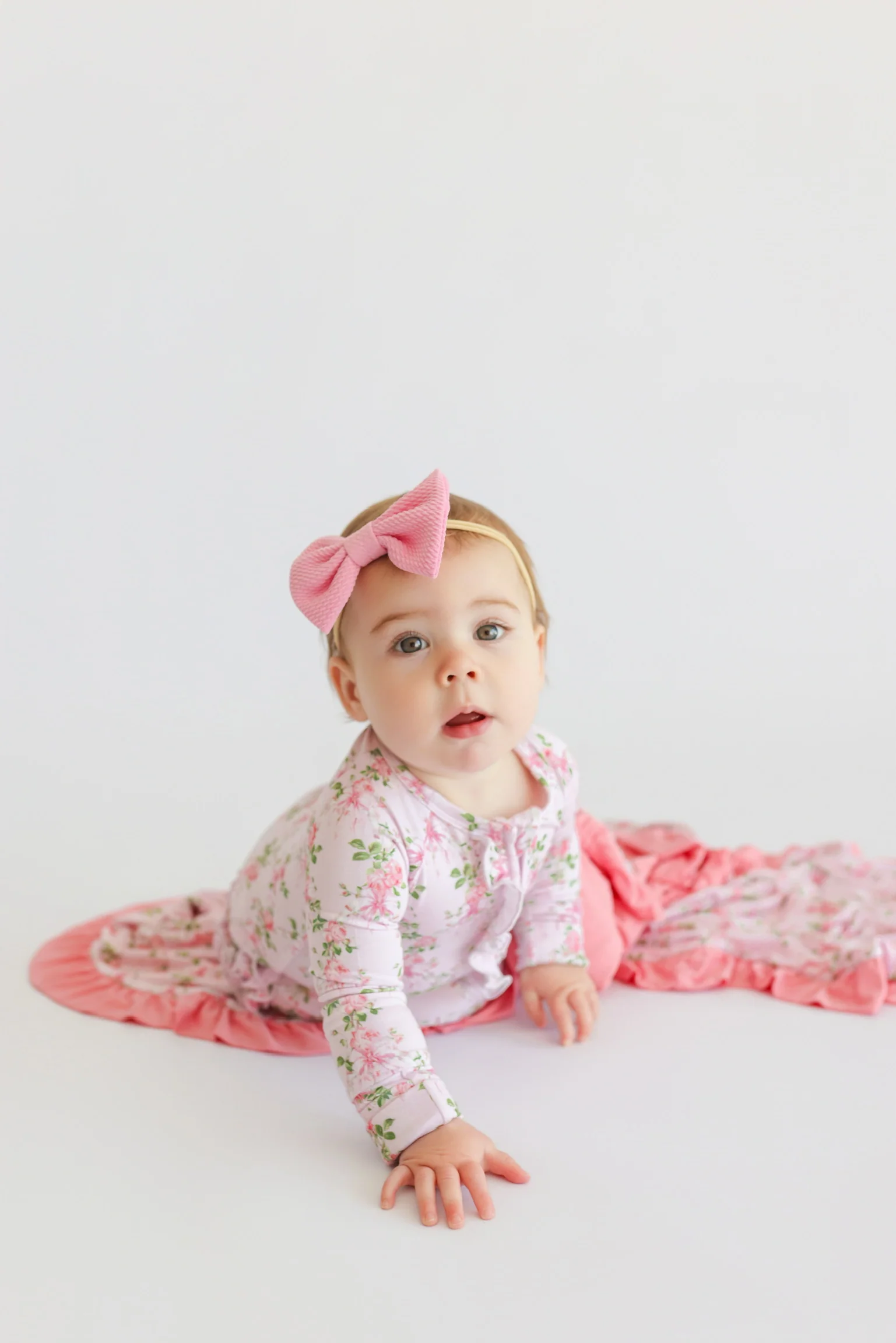 BLOOMING TRELLIS DREAM RUFFLE ROMPER - Image 4