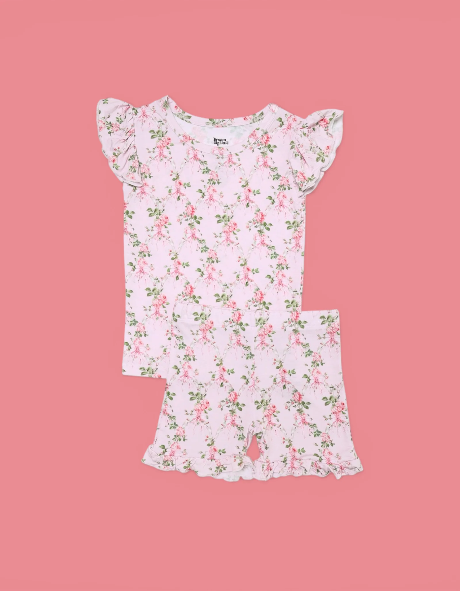 BLOOMING TRELLIS DREAM RUFFLE SHORT SET - Image 2