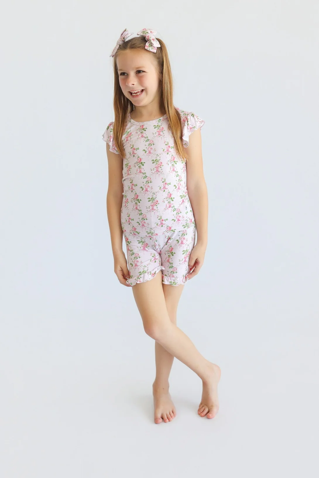 BLOOMING TRELLIS DREAM RUFFLE SHORT SET - Image 7