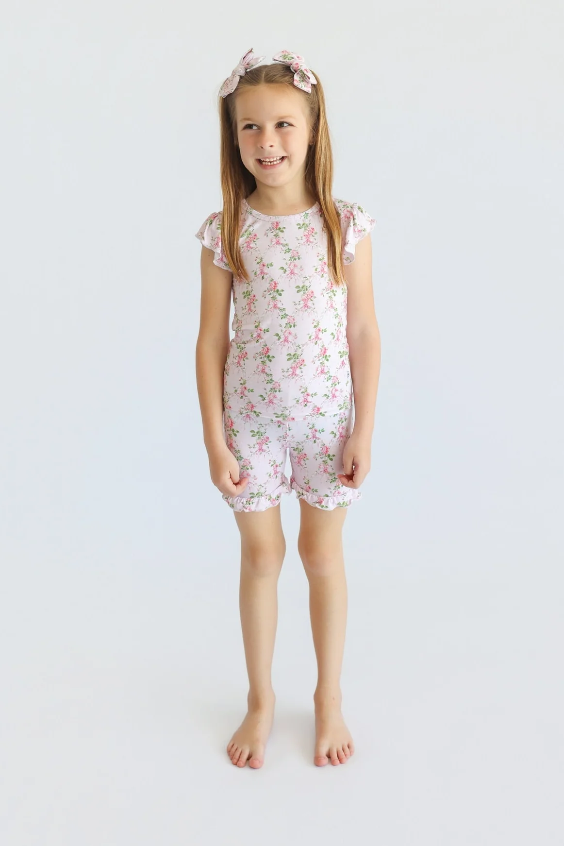 BLOOMING TRELLIS DREAM RUFFLE SHORT SET - Image 9