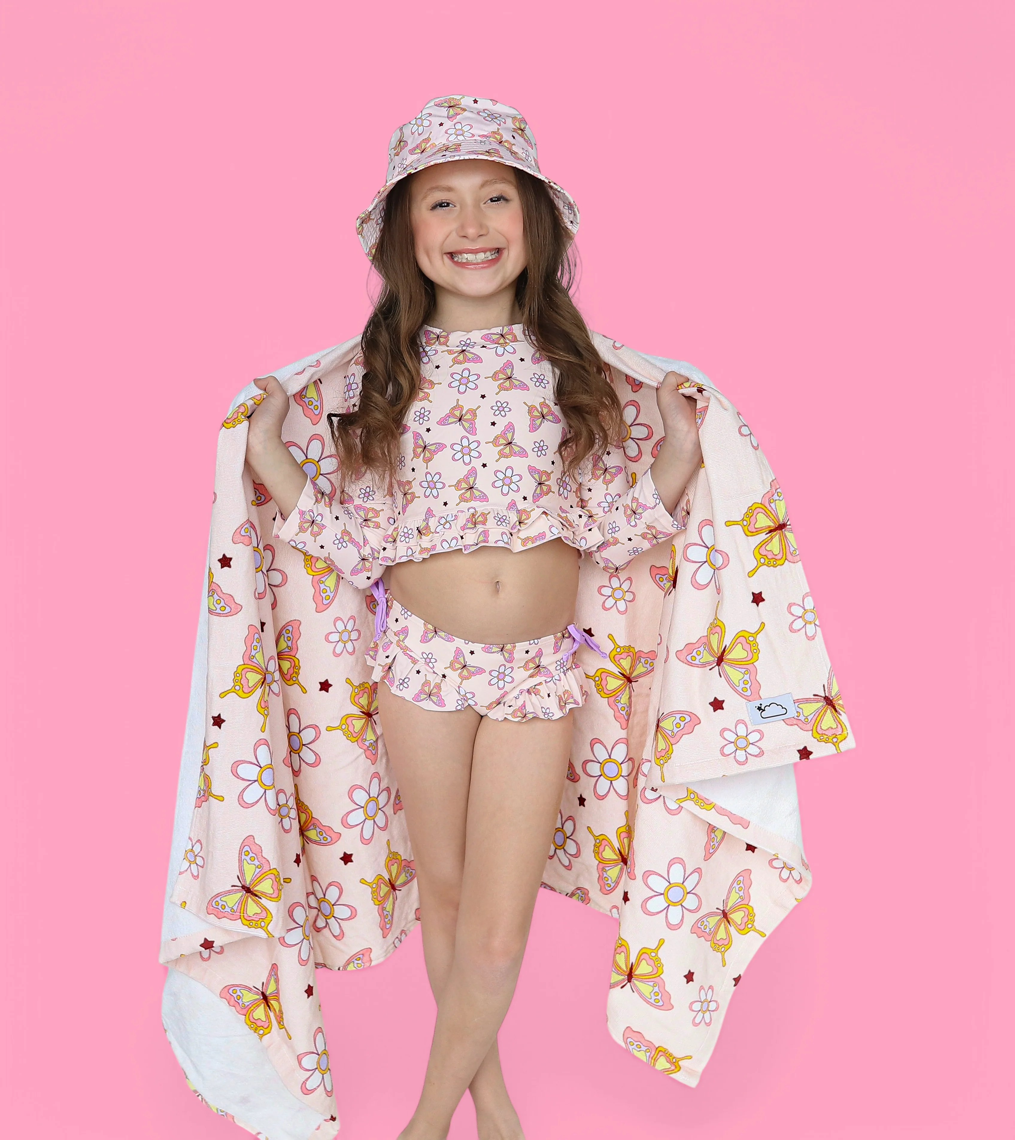 BLOSSOMIN’ BUTTERFLY DREAM TOWEL - Image 8