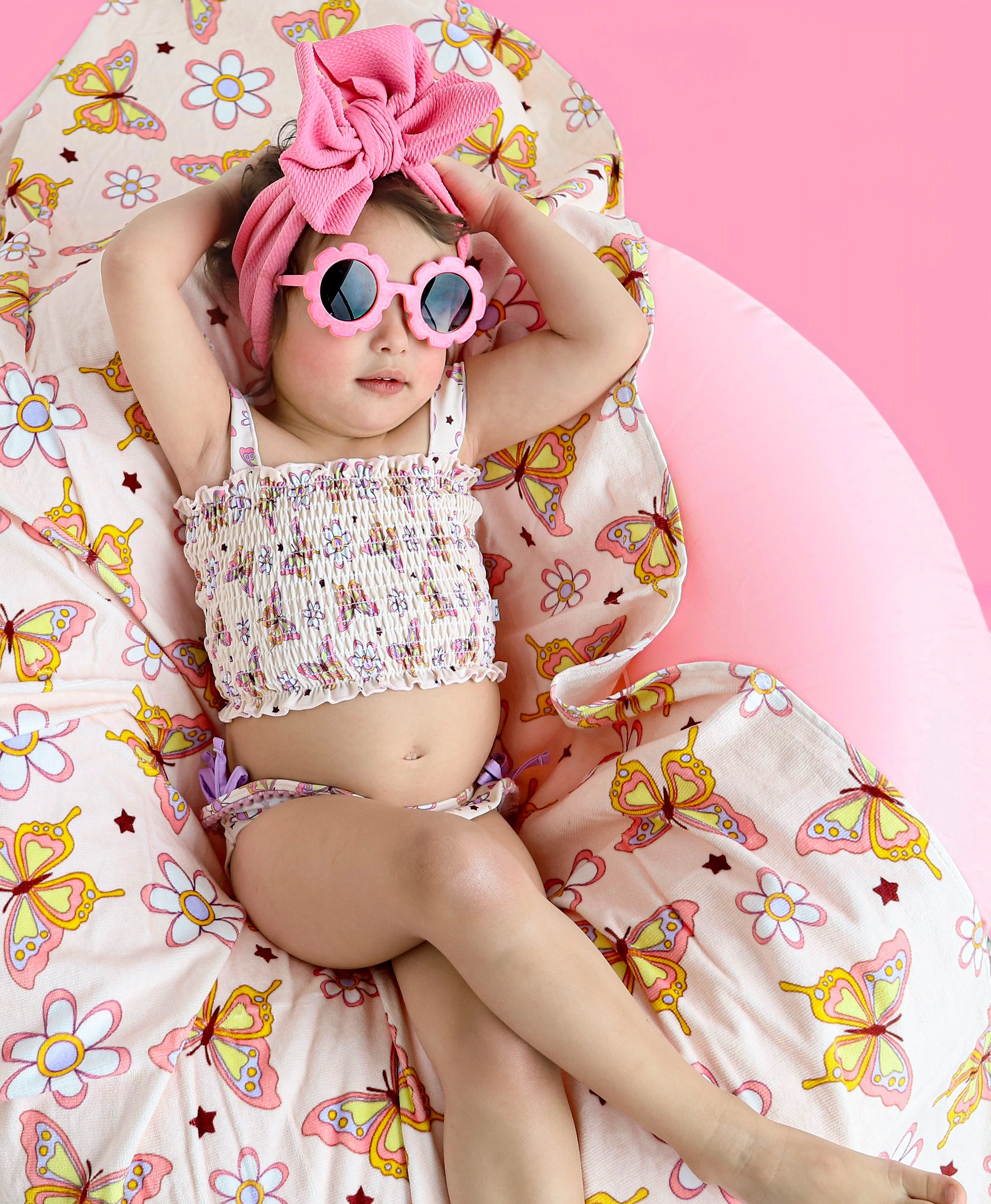 BLOSSOMIN’ BUTTERFLY DREAM TOWEL - Image 9