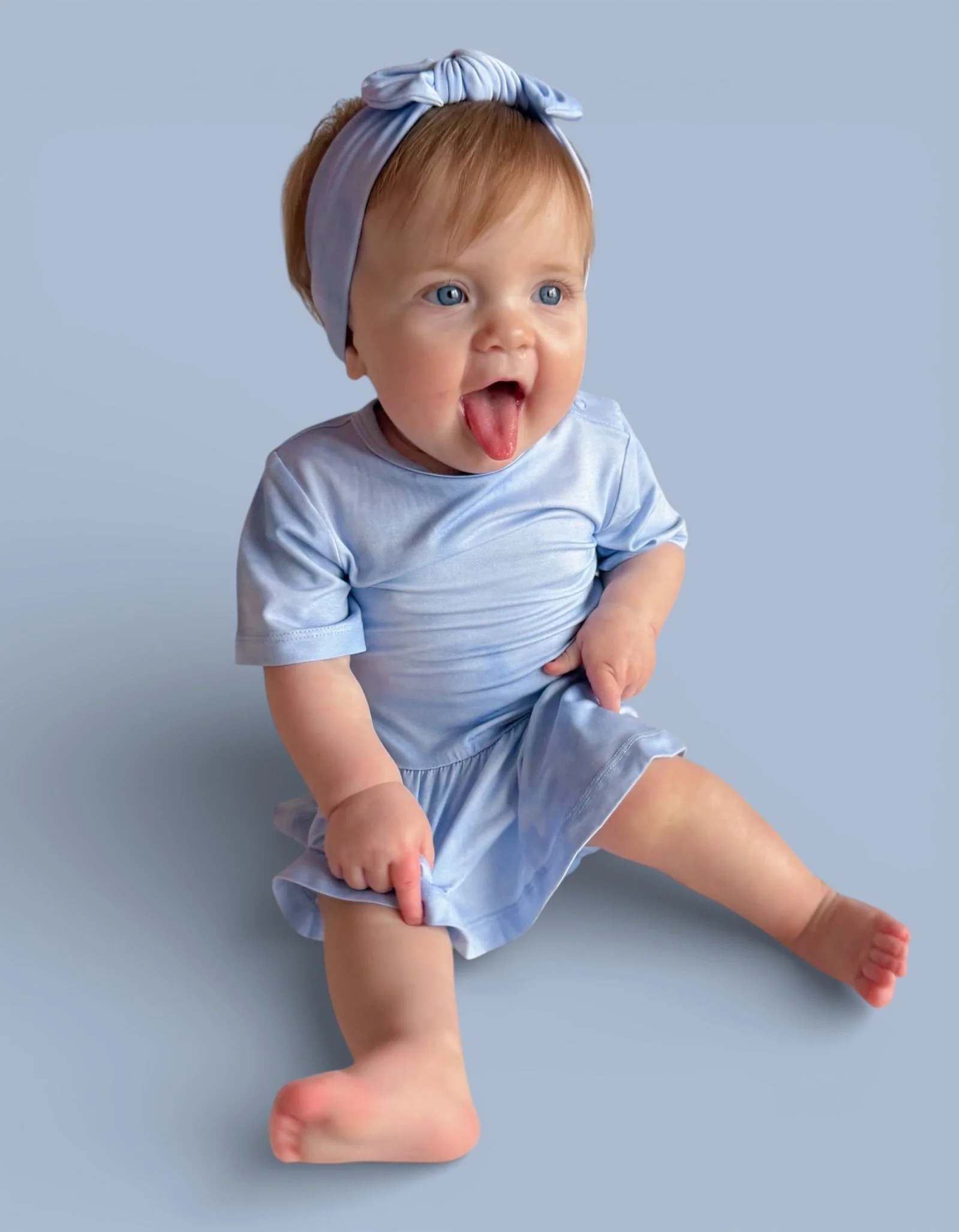 BLUE HAZE DREAM BODYSUIT DRESS - Image 12