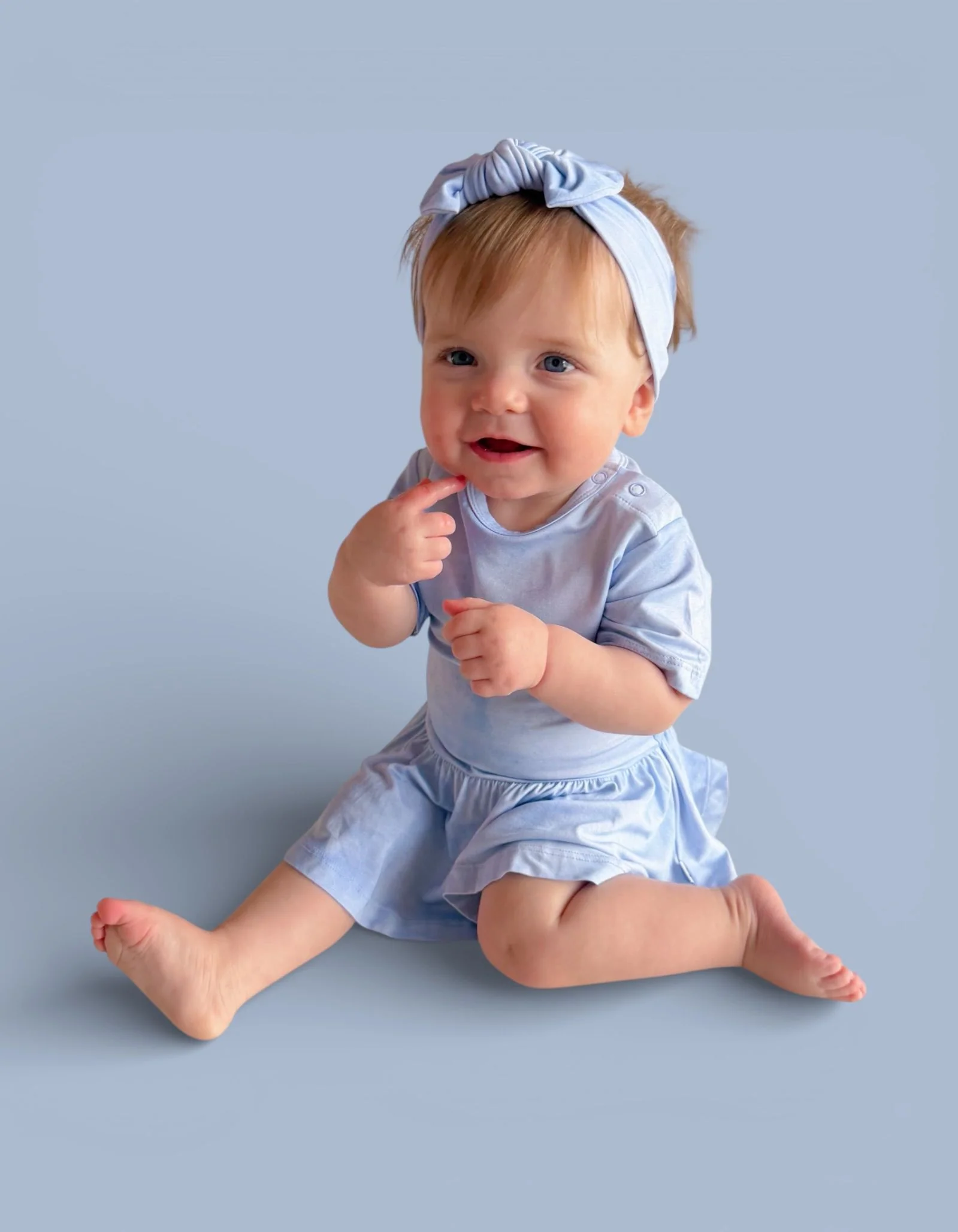 BLUE HAZE DREAM BODYSUIT DRESS - Image 6
