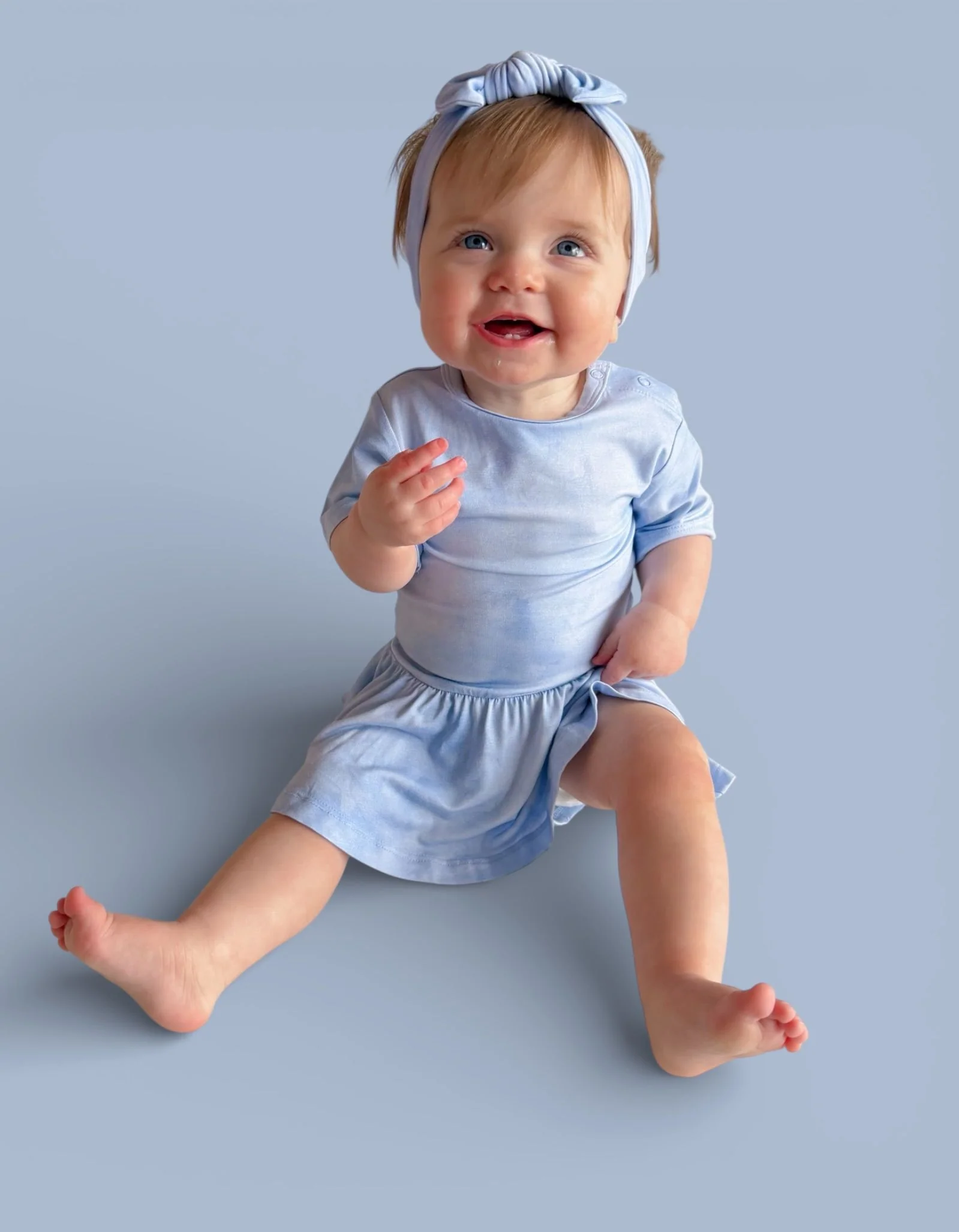 BLUE HAZE DREAM BODYSUIT DRESS - Image 8
