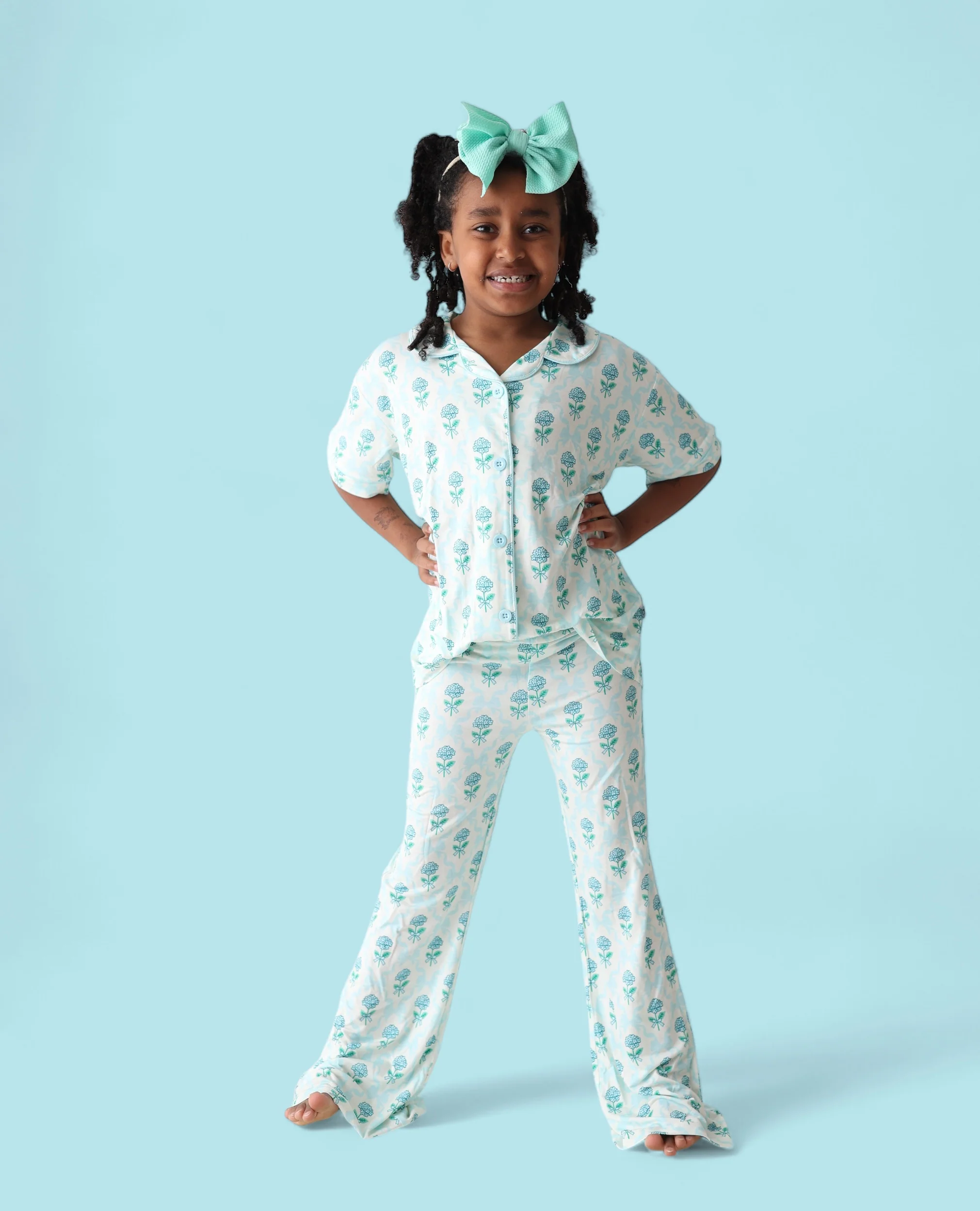 BLUE RIBBON BLOOMS DREAM GIRL'S FLARE SET - Image 4