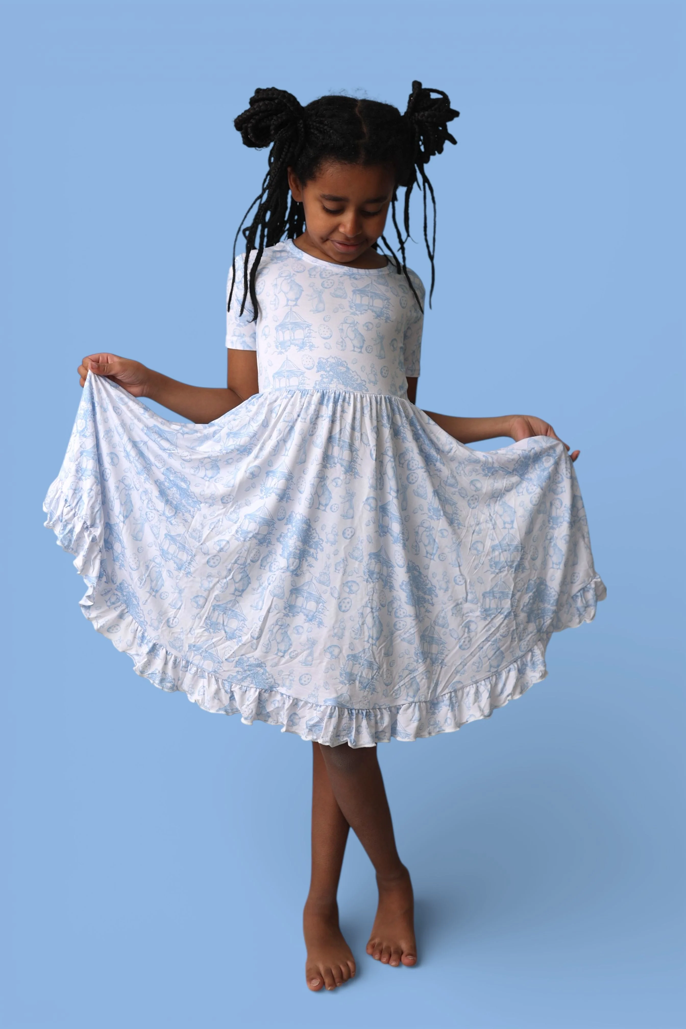 BLUEBELL EASTER TOILE DREAM RUFFLE DRESS - Image 12