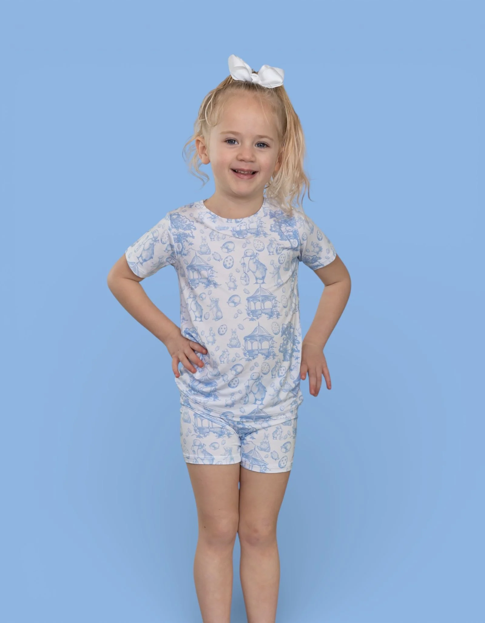 BLUEBELL EASTER TOILE DREAM SHORT SET - Image 10